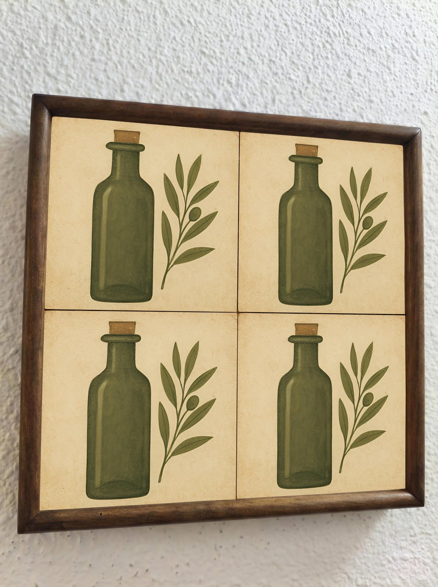 Tuscan Huile d'Olive — Carreau Céramique Motif Botanique