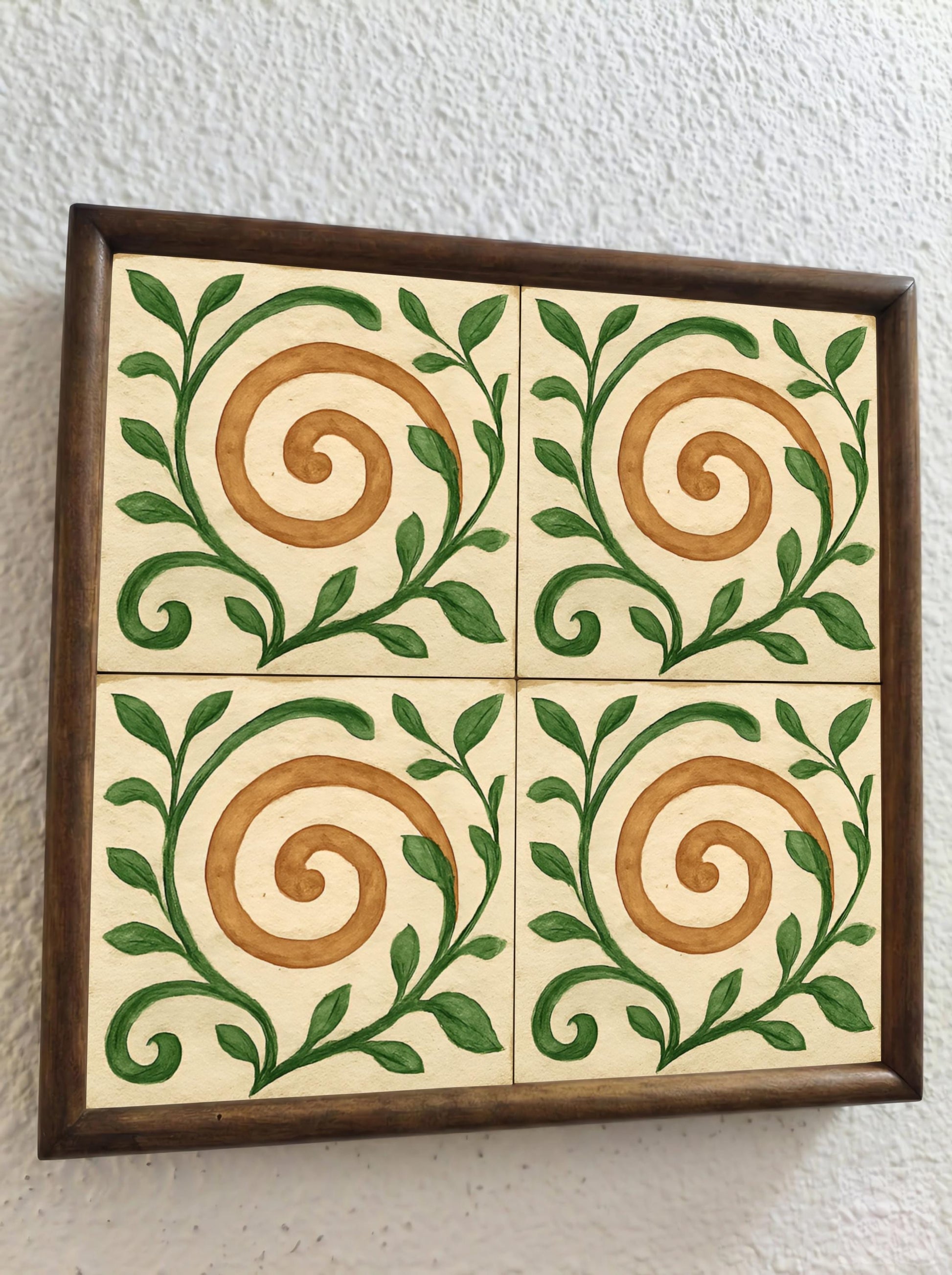 Catalan parra mediterráneo — Piastrella in Ceramica, Decoro Costiero Mediterraneo