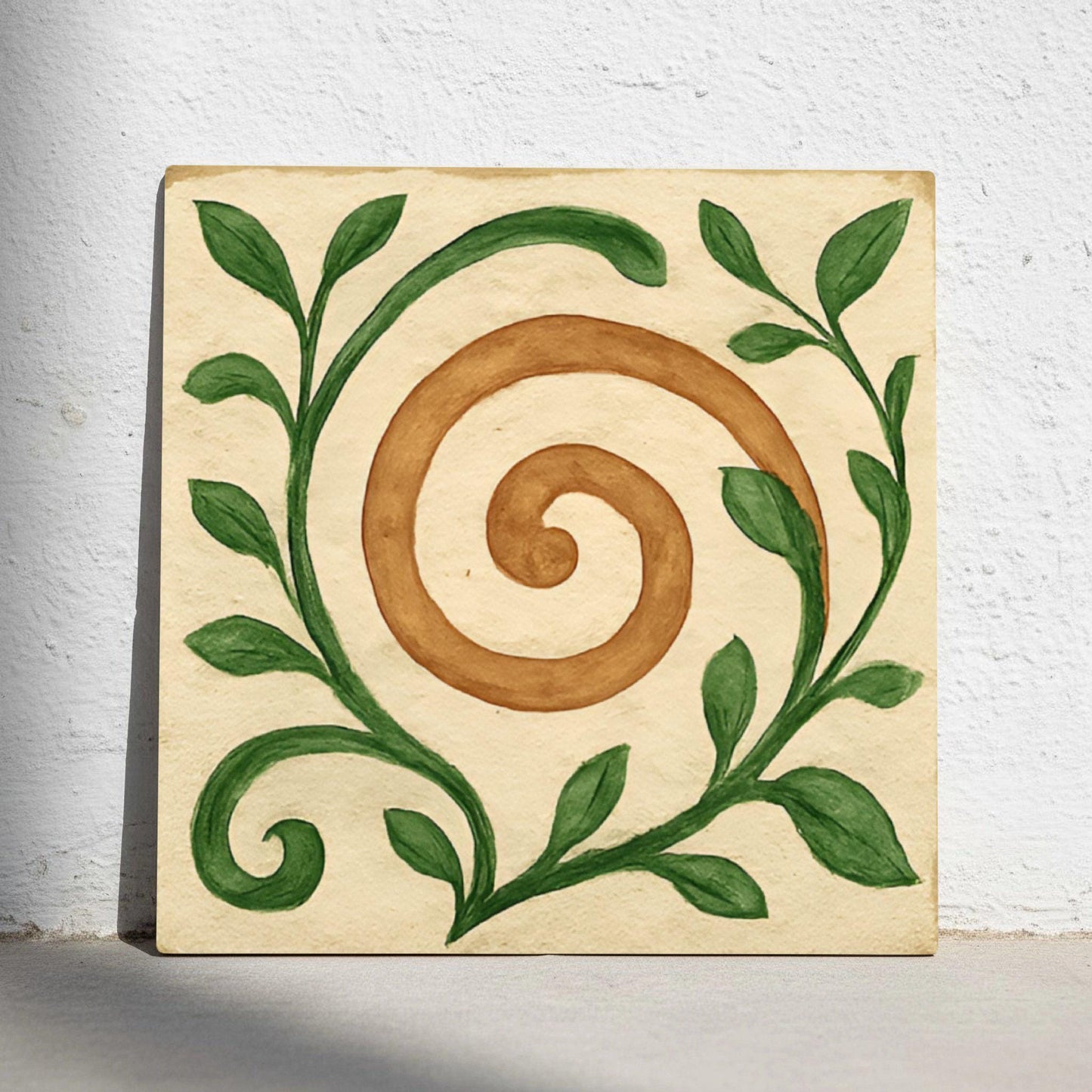 Catalan parra mediterráneo — Piastrella in Ceramica, Decoro Costiero Mediterraneo