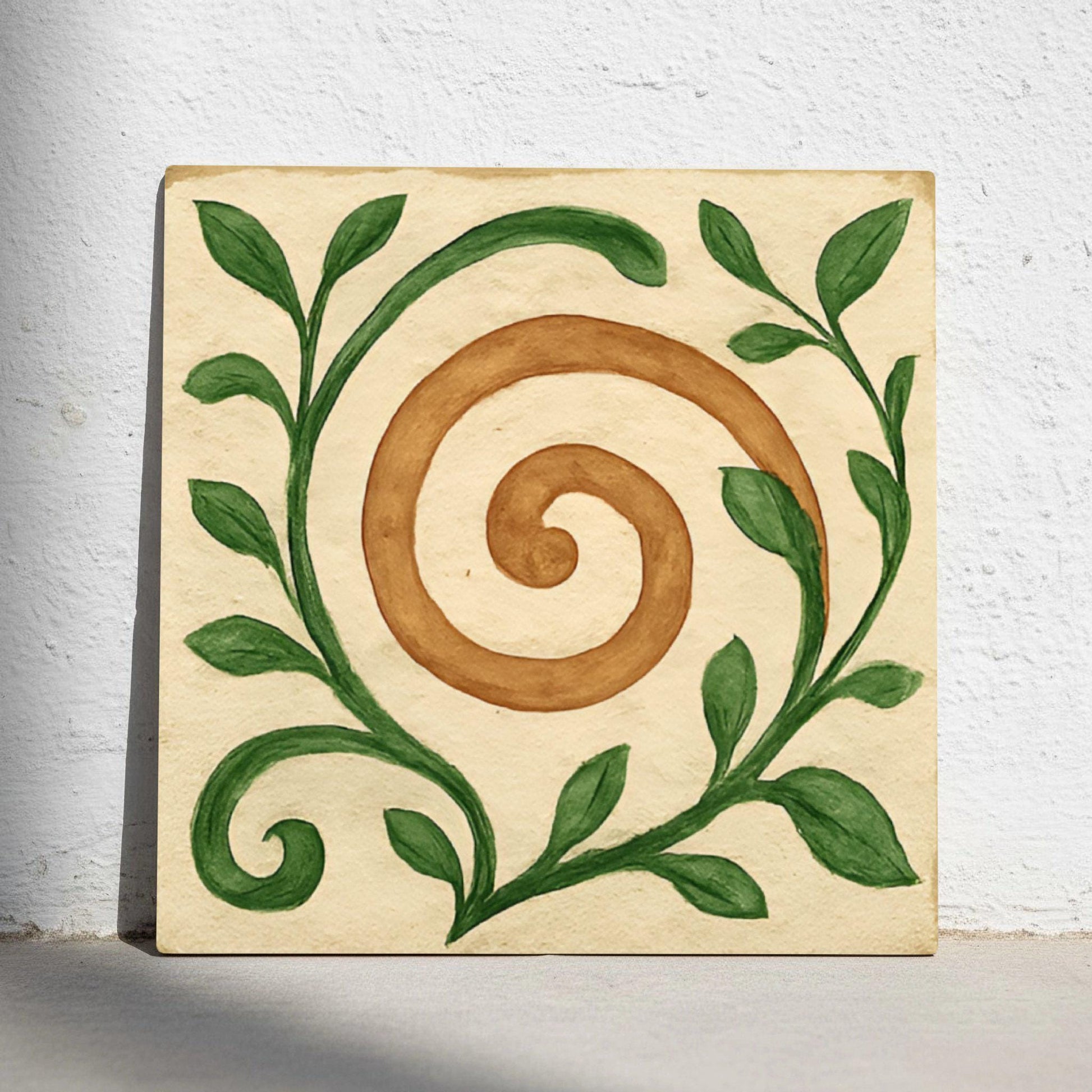 Catalan parra mediterráneo — Piastrella in Ceramica, Decoro Costiero Mediterraneo