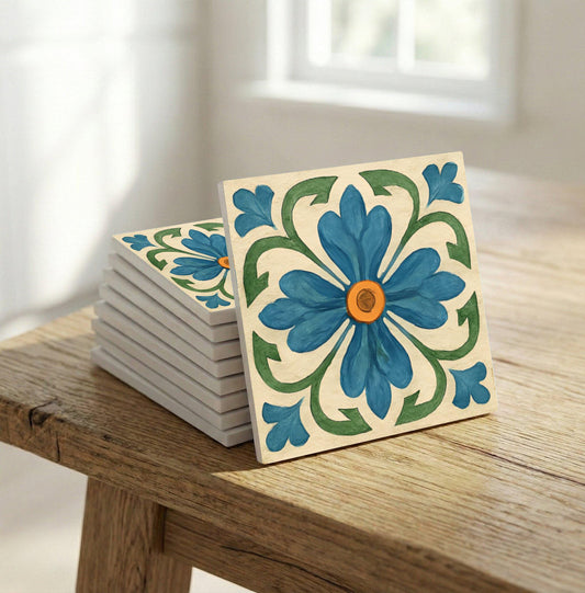 Azulejo Catalan floral