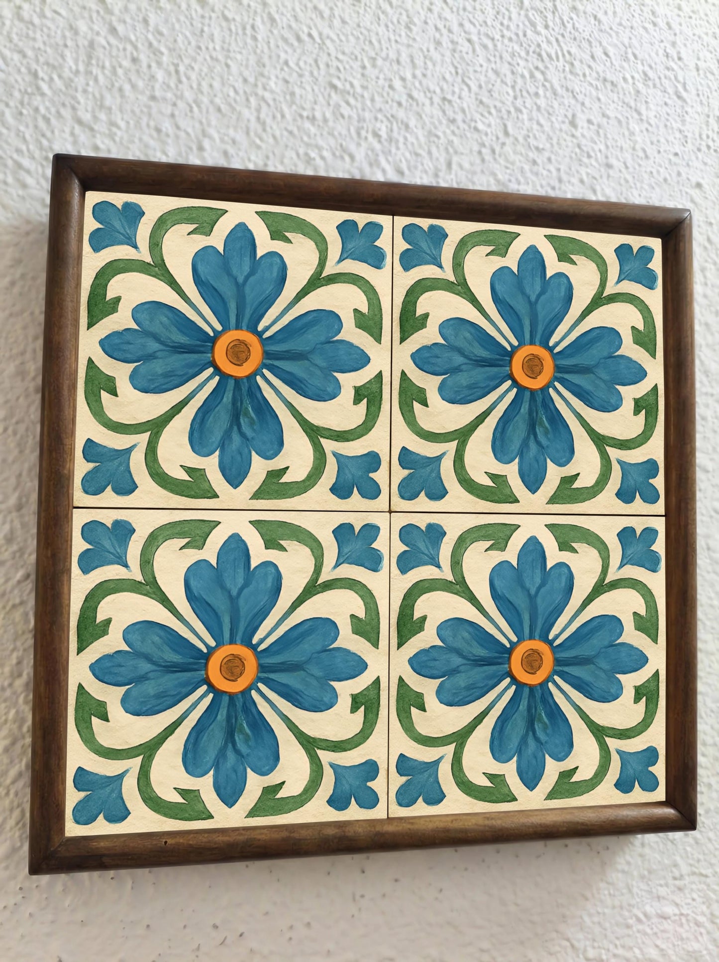 Catalan Floral — Keramikfliese, Florales & botanisches Design