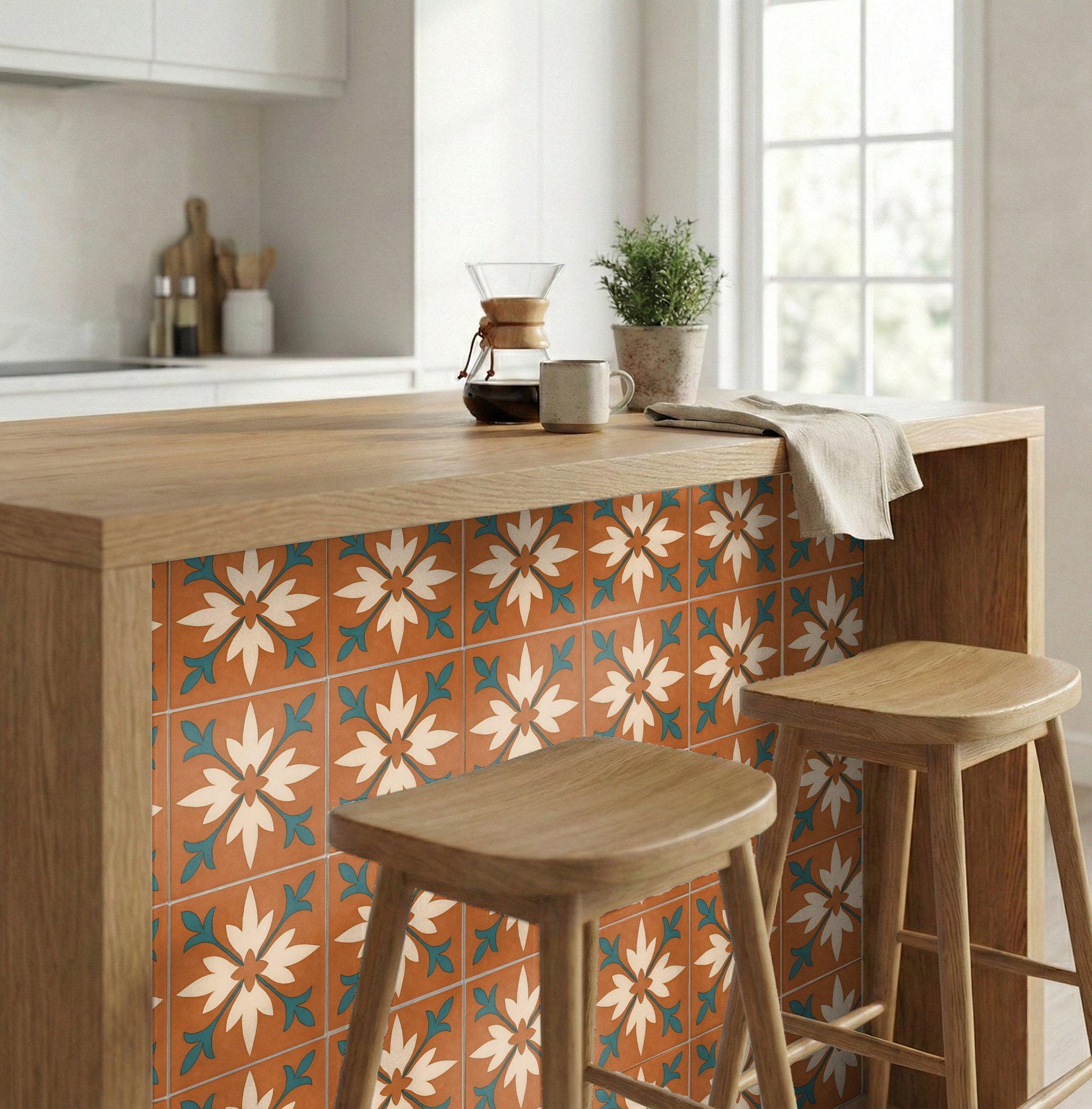 Siena Terracotta — Nature Motif Décor Decorative Tile