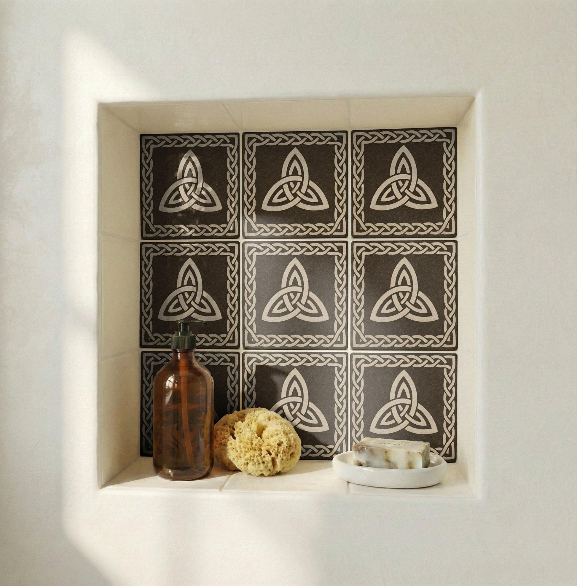 Azulejo Celtic Trinity nudo