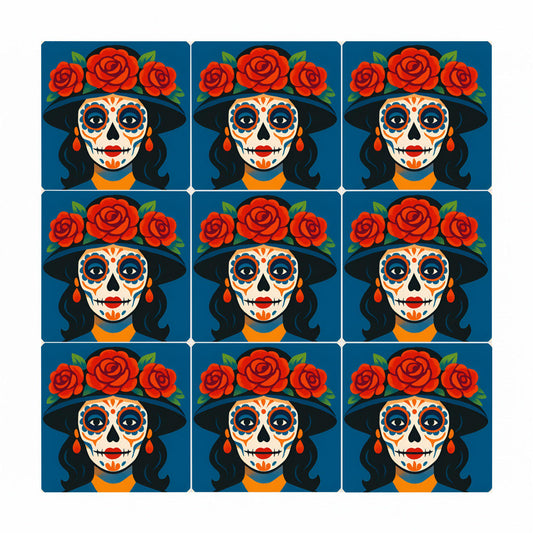 Azulejo Día de los Muertos