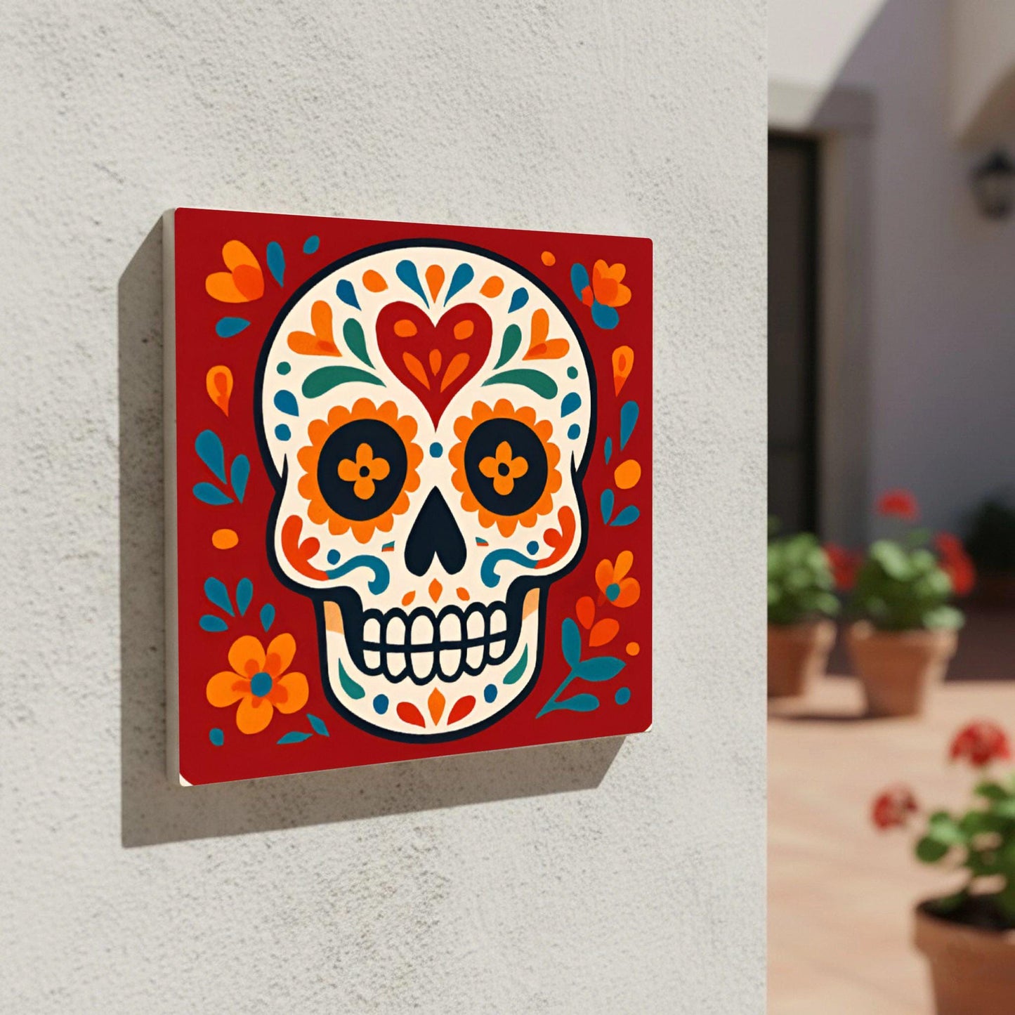 Azulejo Sugar Skull