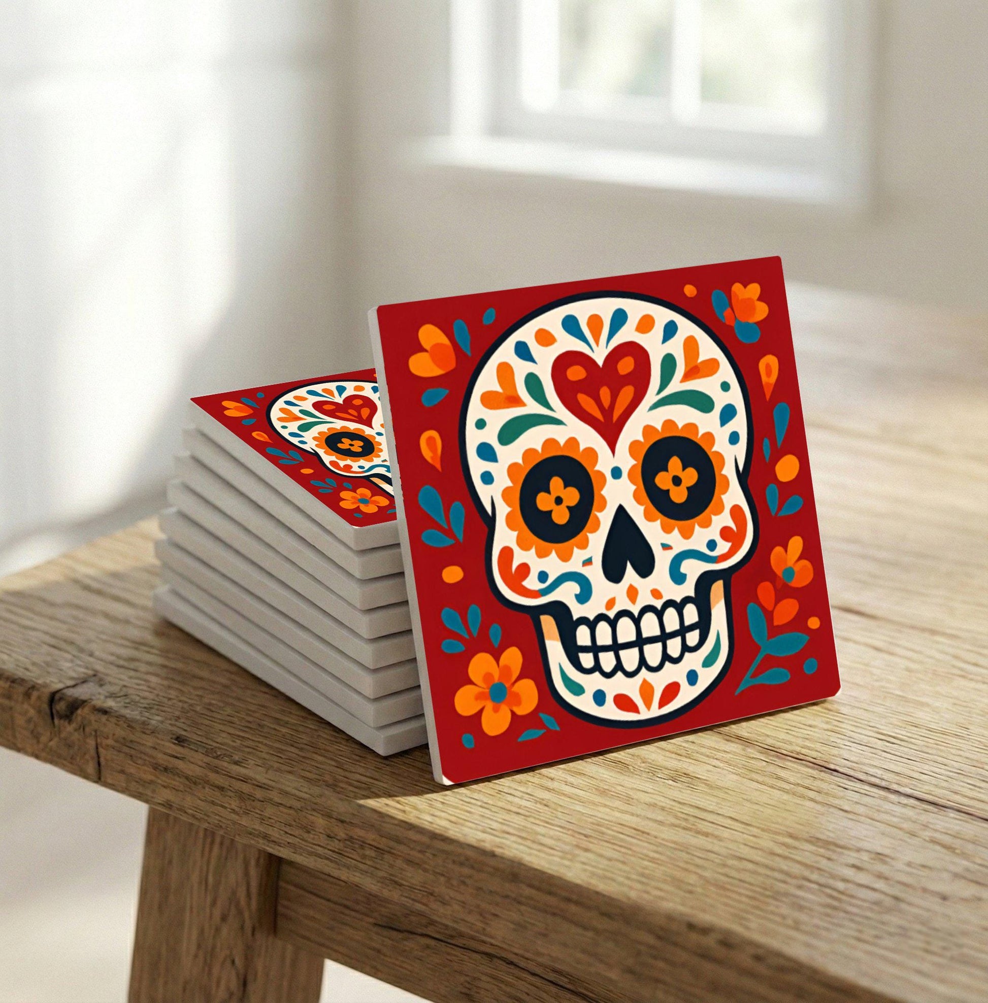 Azulejo Sugar Skull