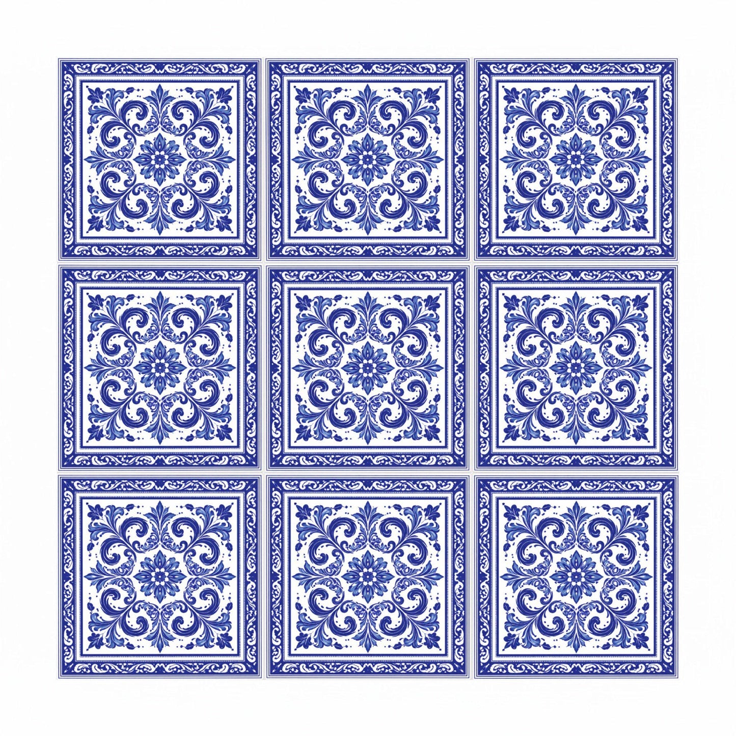 Ceramic Tile Málaga Blue — Andalusian Spanish Style