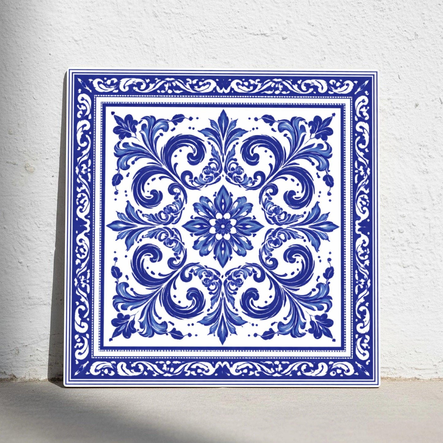 Ceramic Tile Málaga Blue — Andalusian Spanish Style