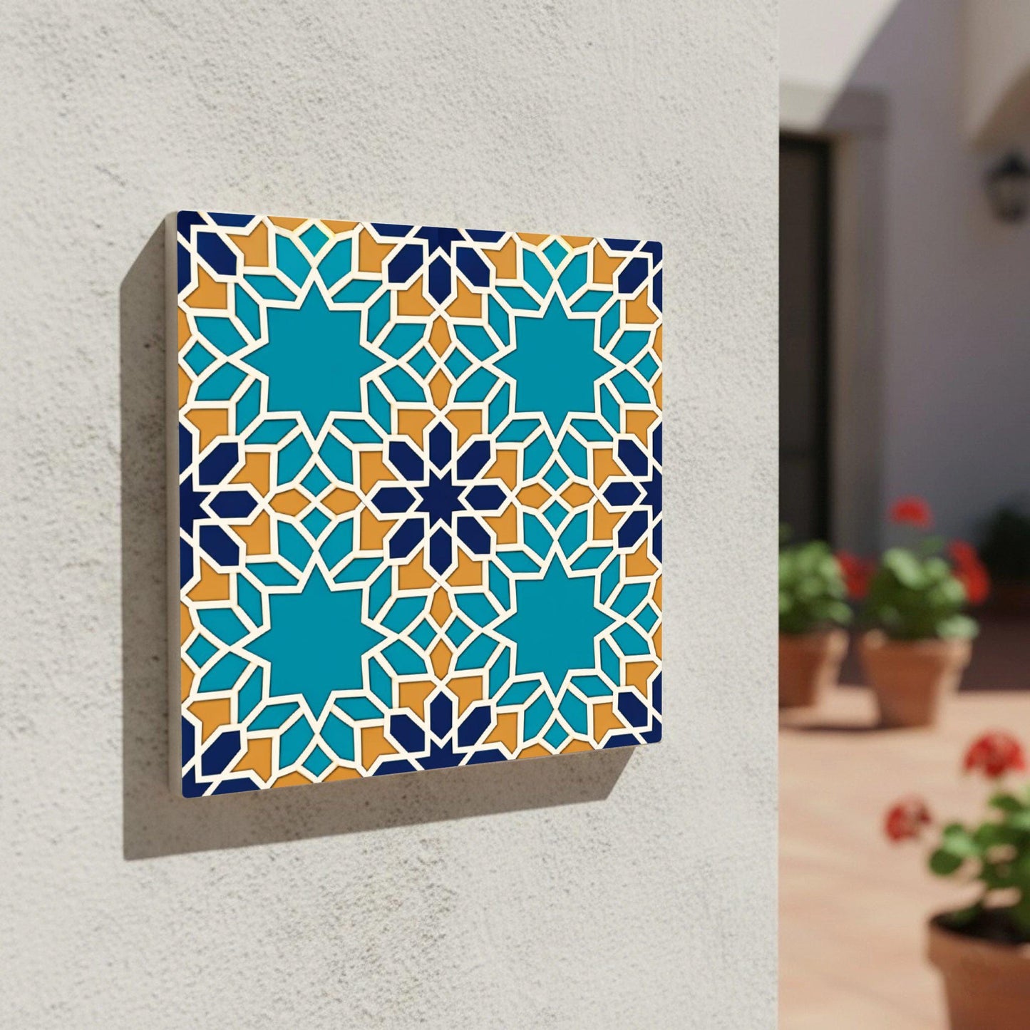 Casablanca Geometric — Maghreb Mosaic Pattern Decorative Tile