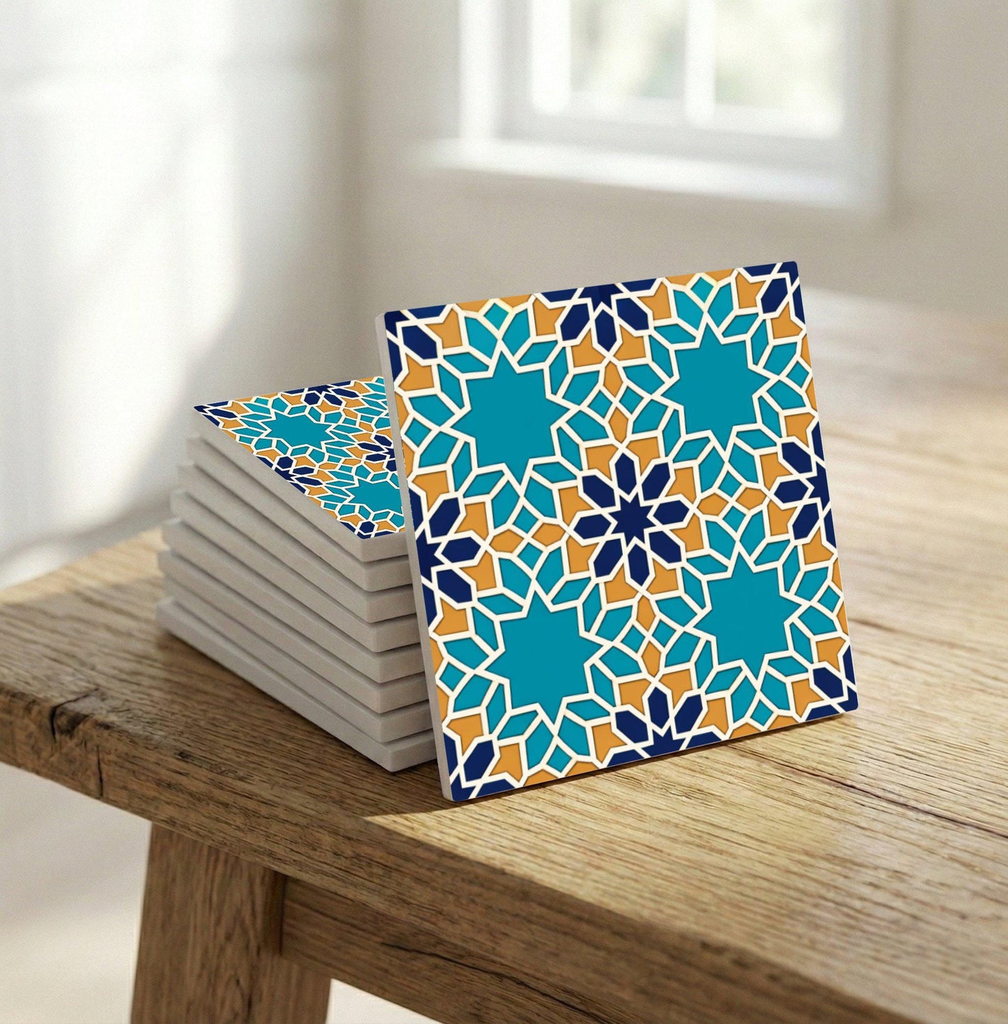 Casablanca Geometric — Maghreb Mosaic Pattern Decorative Tile