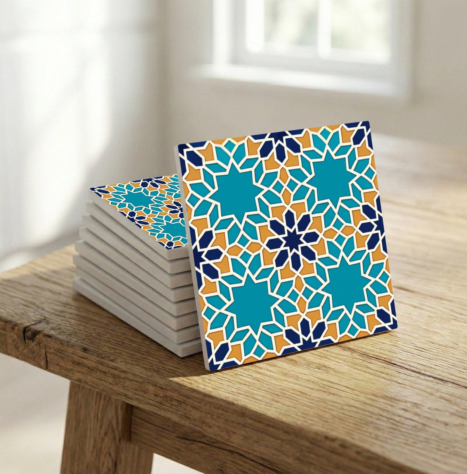 Casablanca Geometric — Maghreb Mosaic Pattern Decorative Tile