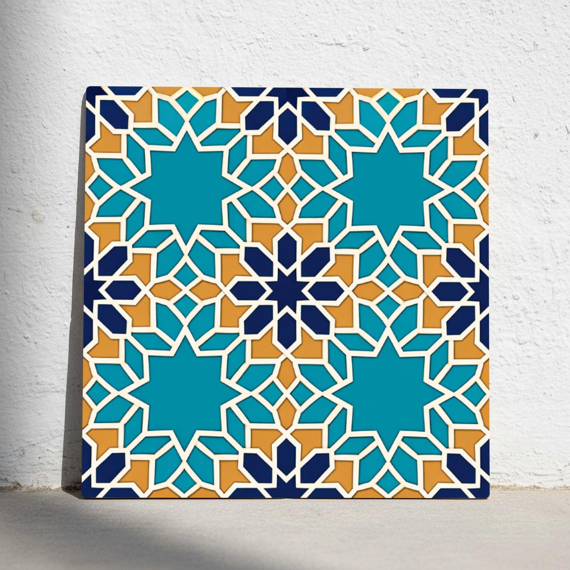 Casablanca Geometric — Maghreb Mosaic Pattern Decorative Tile