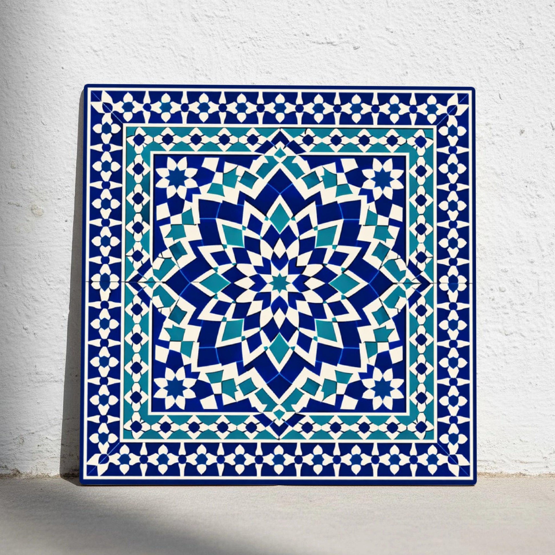 Azulejo-Fliese Córdoba Andalusisch Stern — Spanisches Erbe-Design