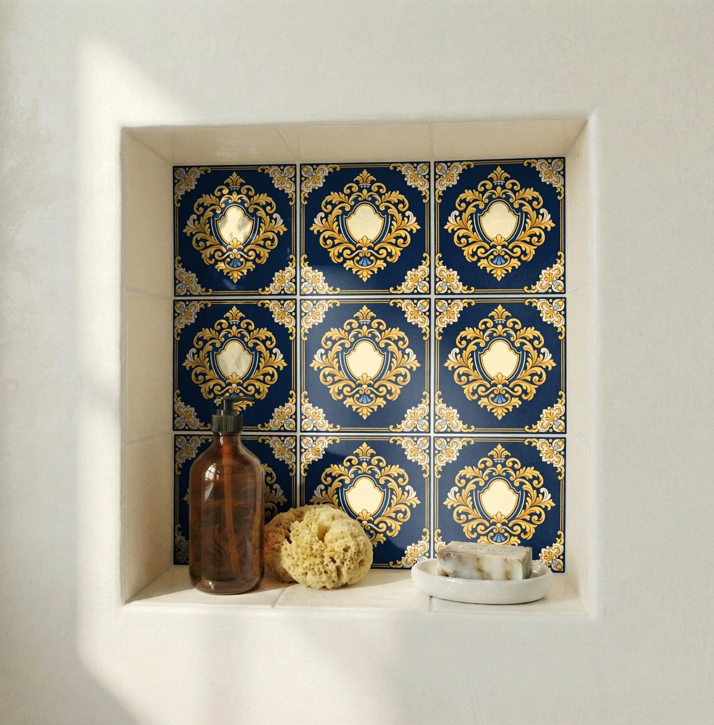 Ceramic Tile Lyon Heraldic — Contemporary Geometric Décor