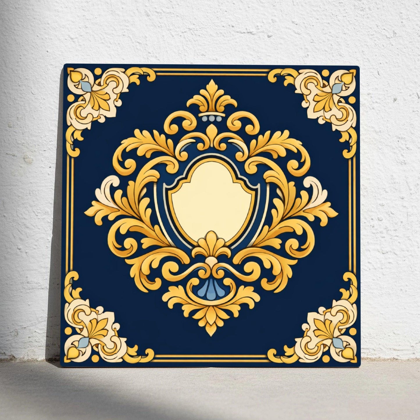 Ceramic Tile Lyon Heraldic — Contemporary Geometric Décor