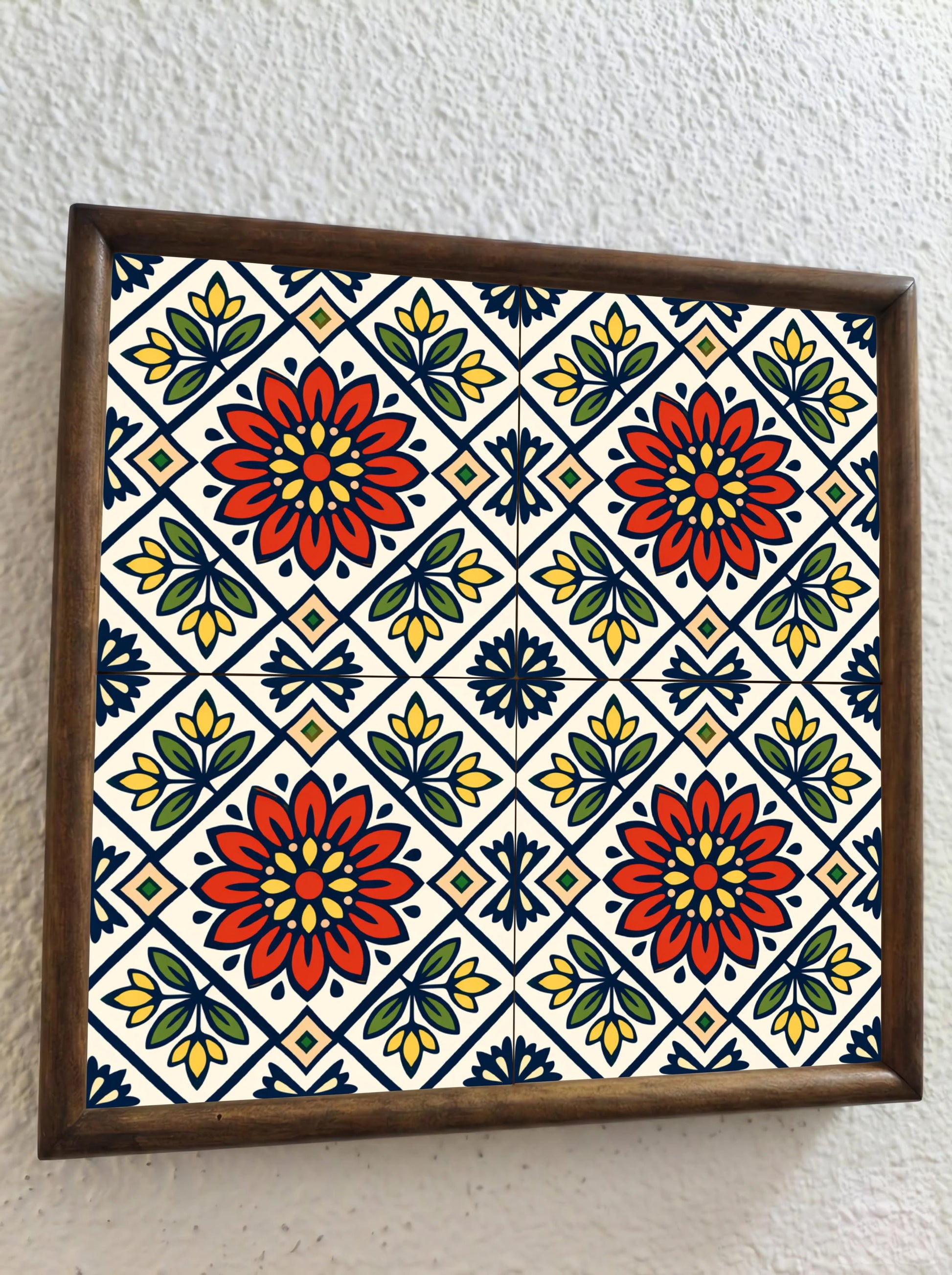 Fliese Hungarian Volkstümlich Floral · Natur-Dekor