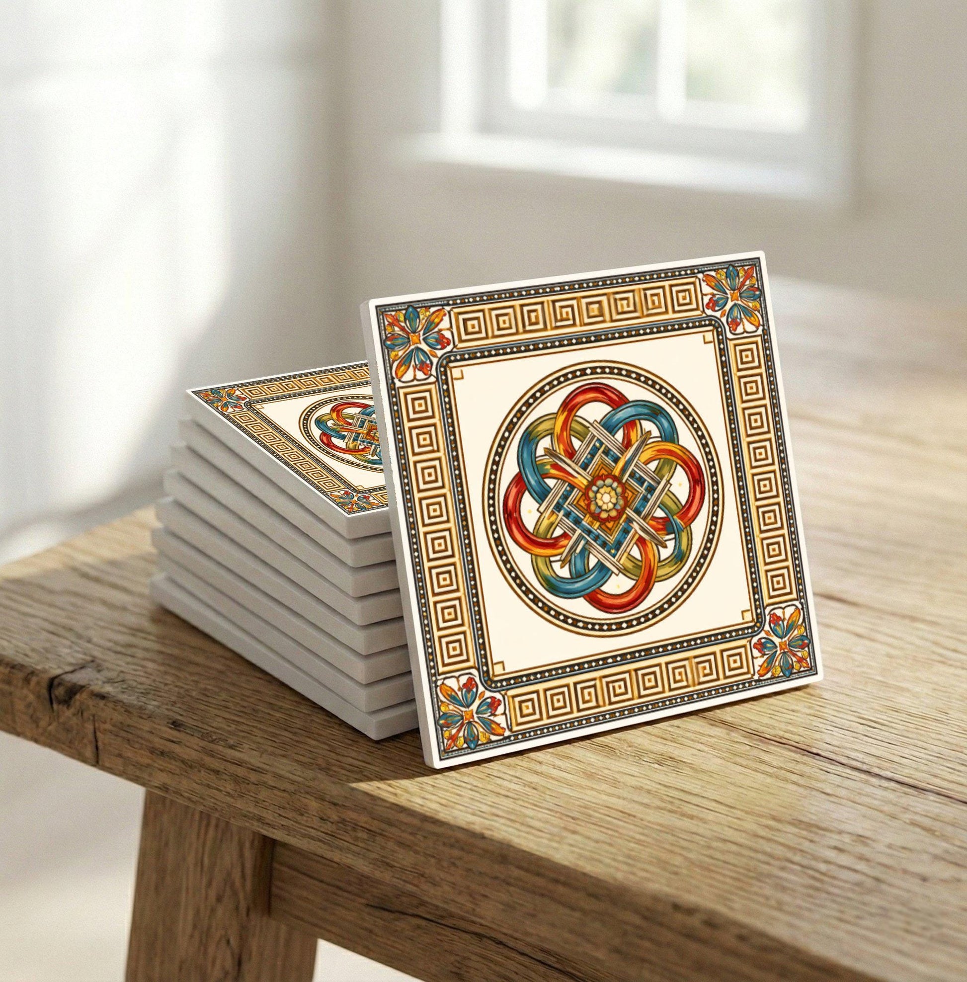 Carreau Byzantine Revival · Design Géométrique Moderne