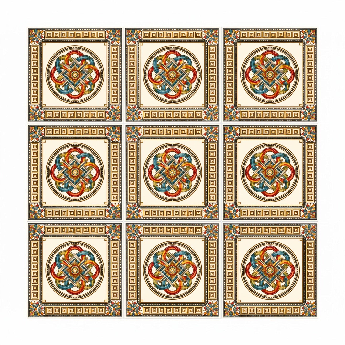 Carreau Byzantine Revival · Design Géométrique Moderne