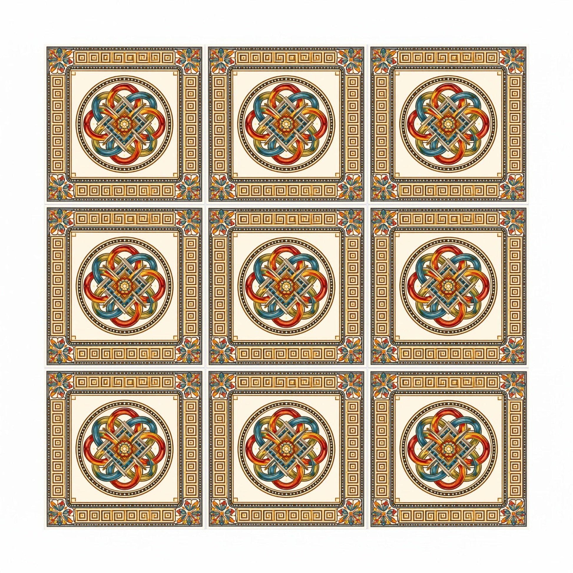 Carreau Byzantine Revival · Design Géométrique Moderne