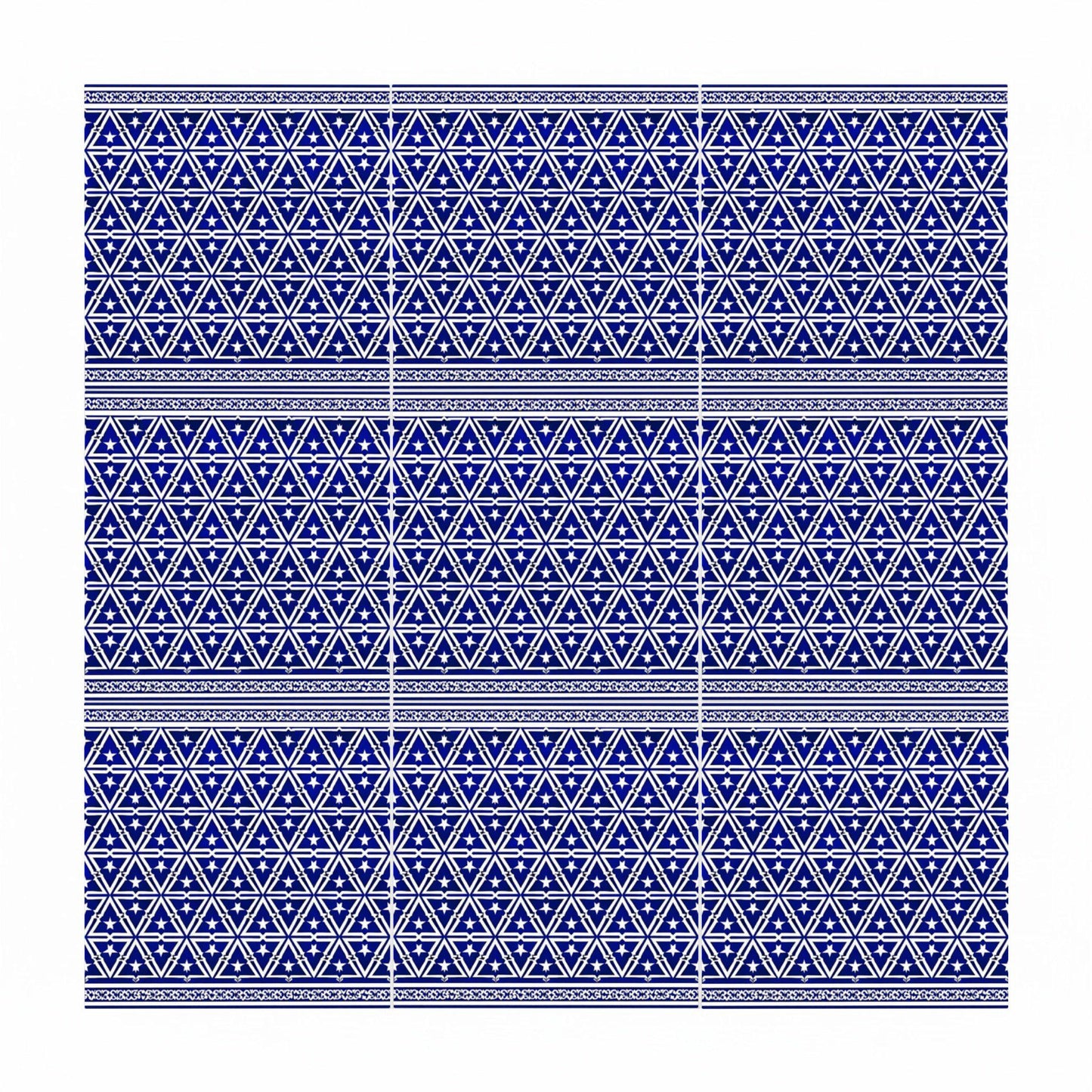 Azulejo Amalfi azul celosía