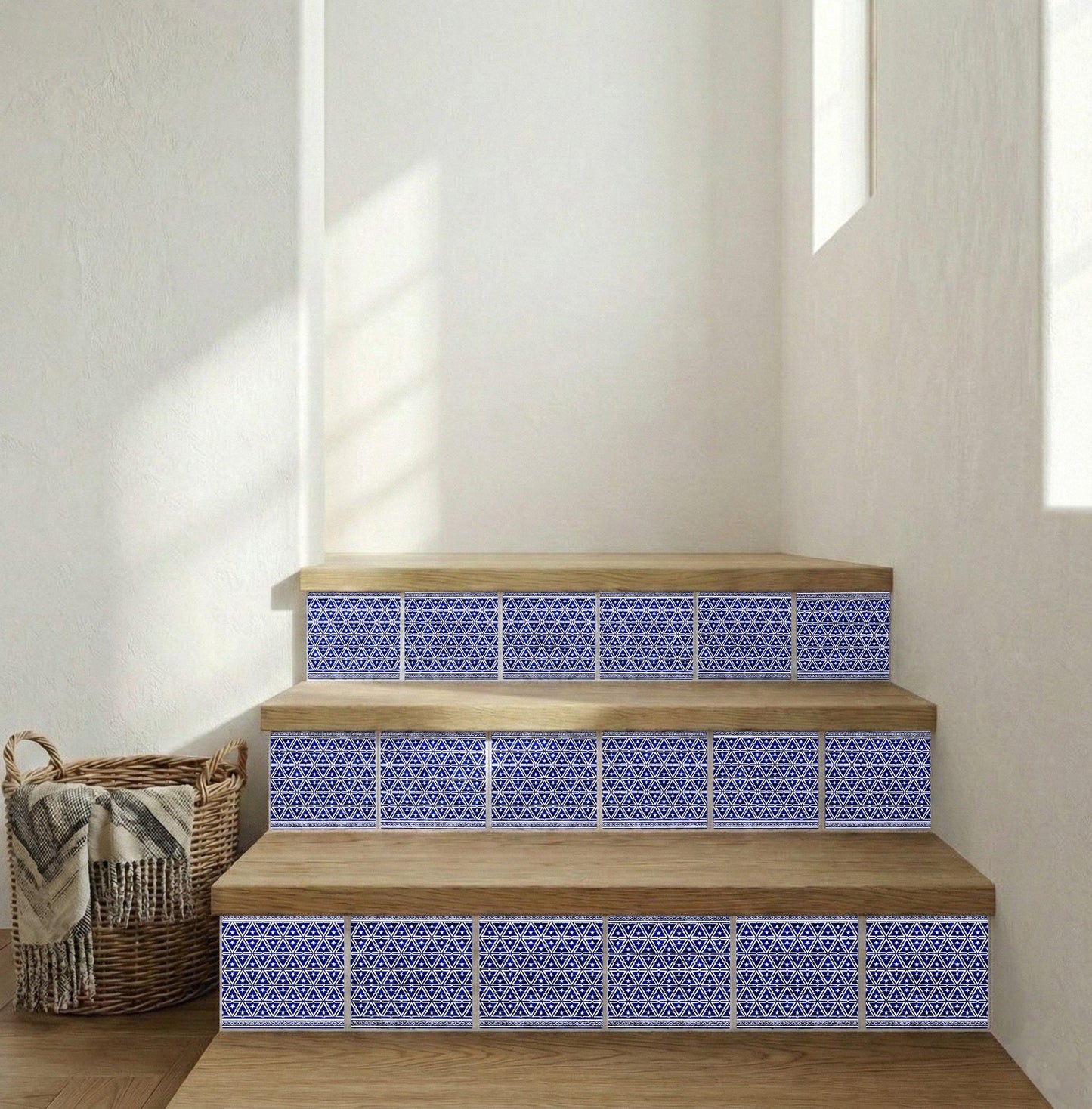 Azulejo Amalfi azul celosía