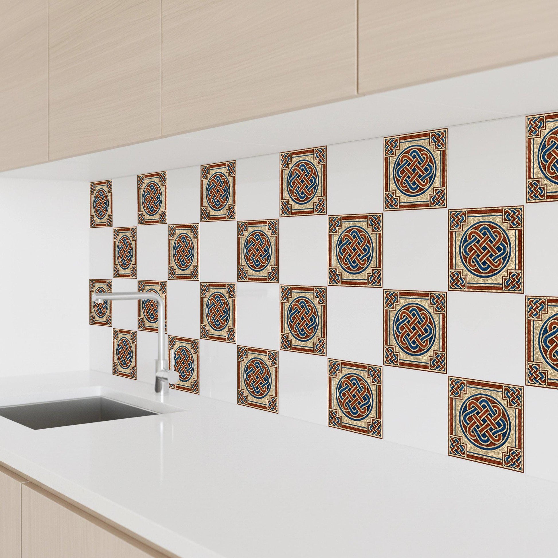 Dublin Celtic Knot — Precision-Line Geometry Decorative Tile