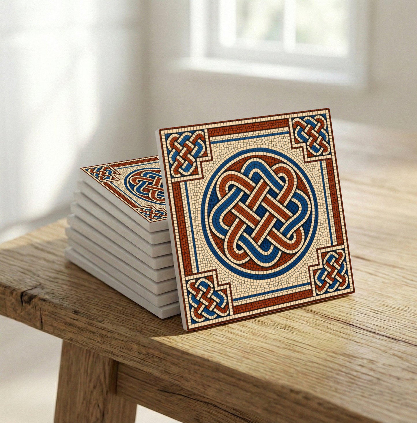 Dublin Celtic Knot — Precision-Line Geometry Decorative Tile