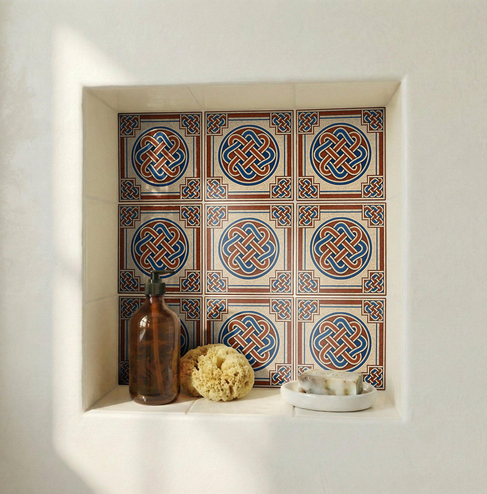 Dublin Celtic Knot — Precision-Line Geometry Decorative Tile