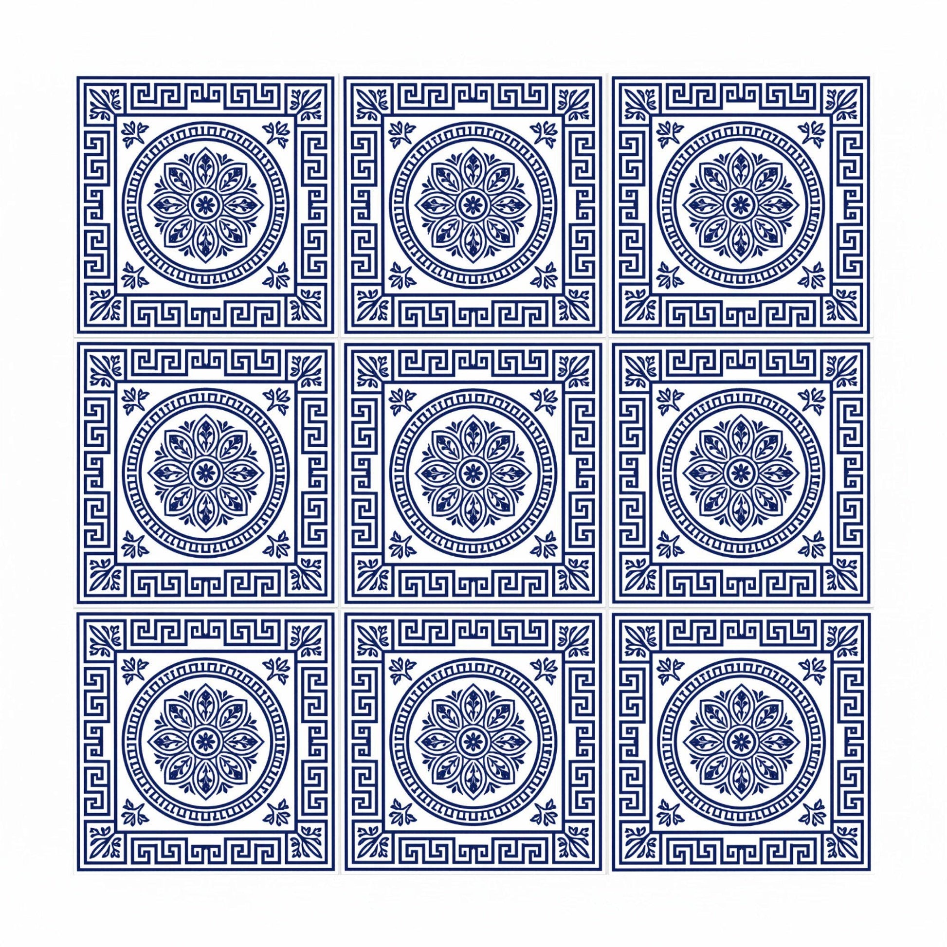 Azulejo Athens griego Key