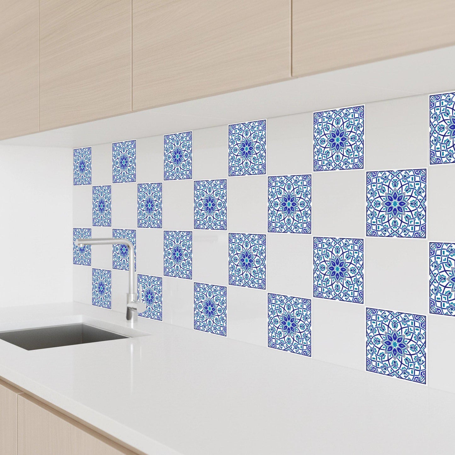 Zagreb Geometric Medallion — Precision-Line Geometry Ceramic Tile