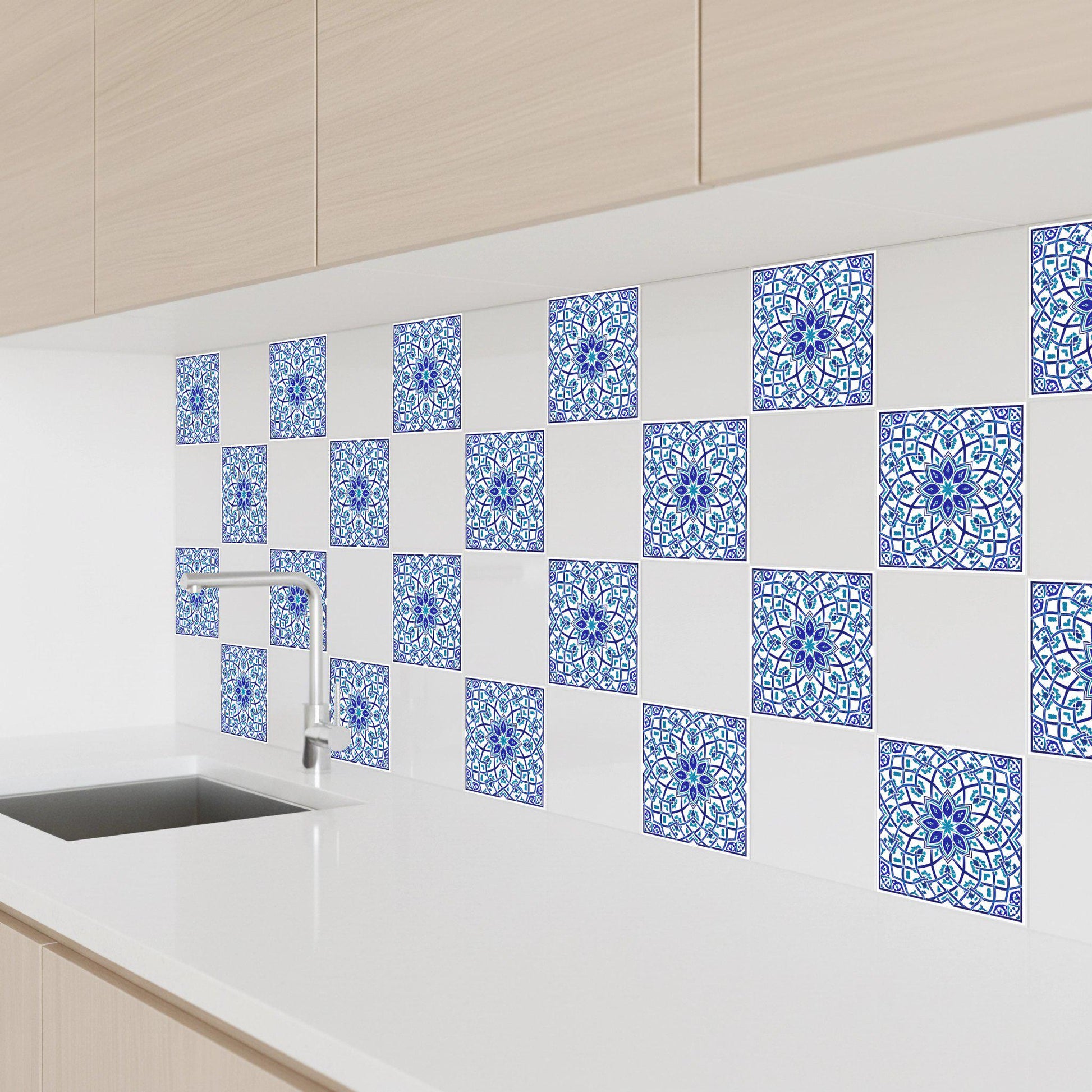 Zagreb Geometric Medallion — Precision-Line Geometry Ceramic Tile