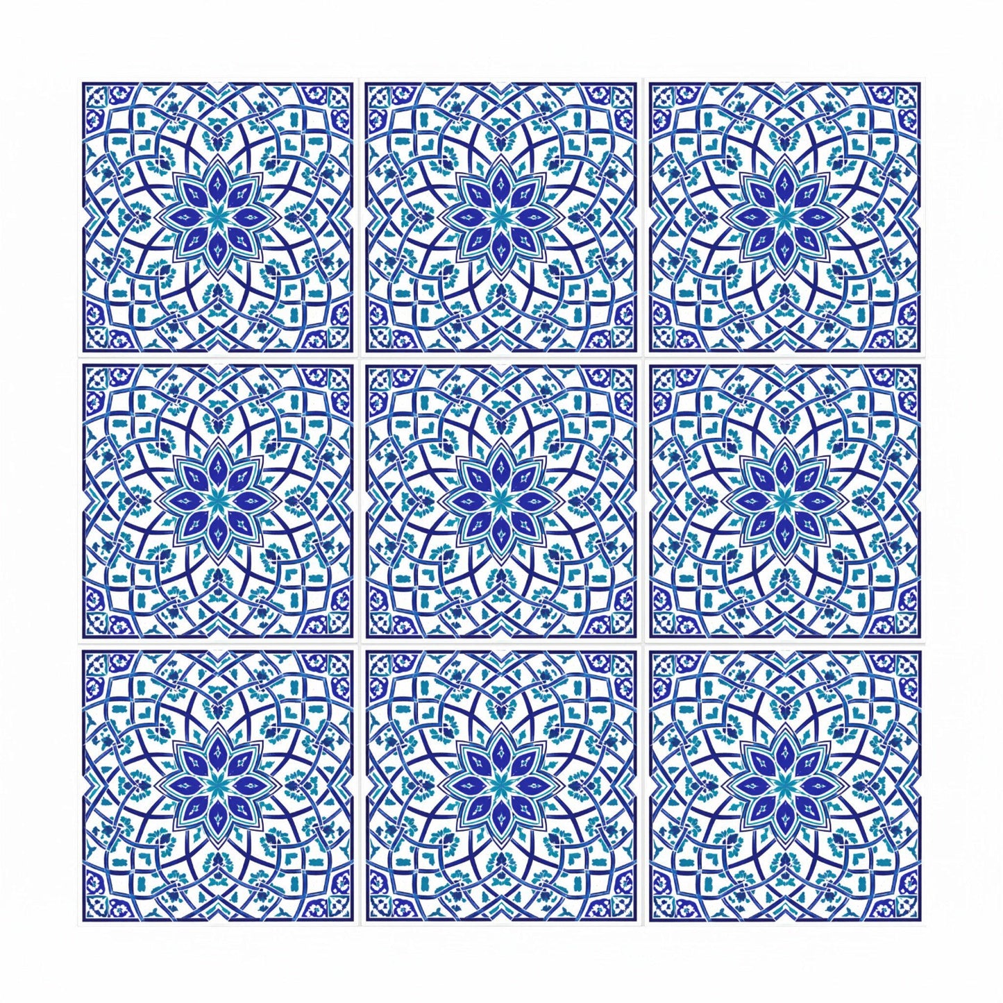 Zagreb Geometric Medallion — Precision-Line Geometry Ceramic Tile