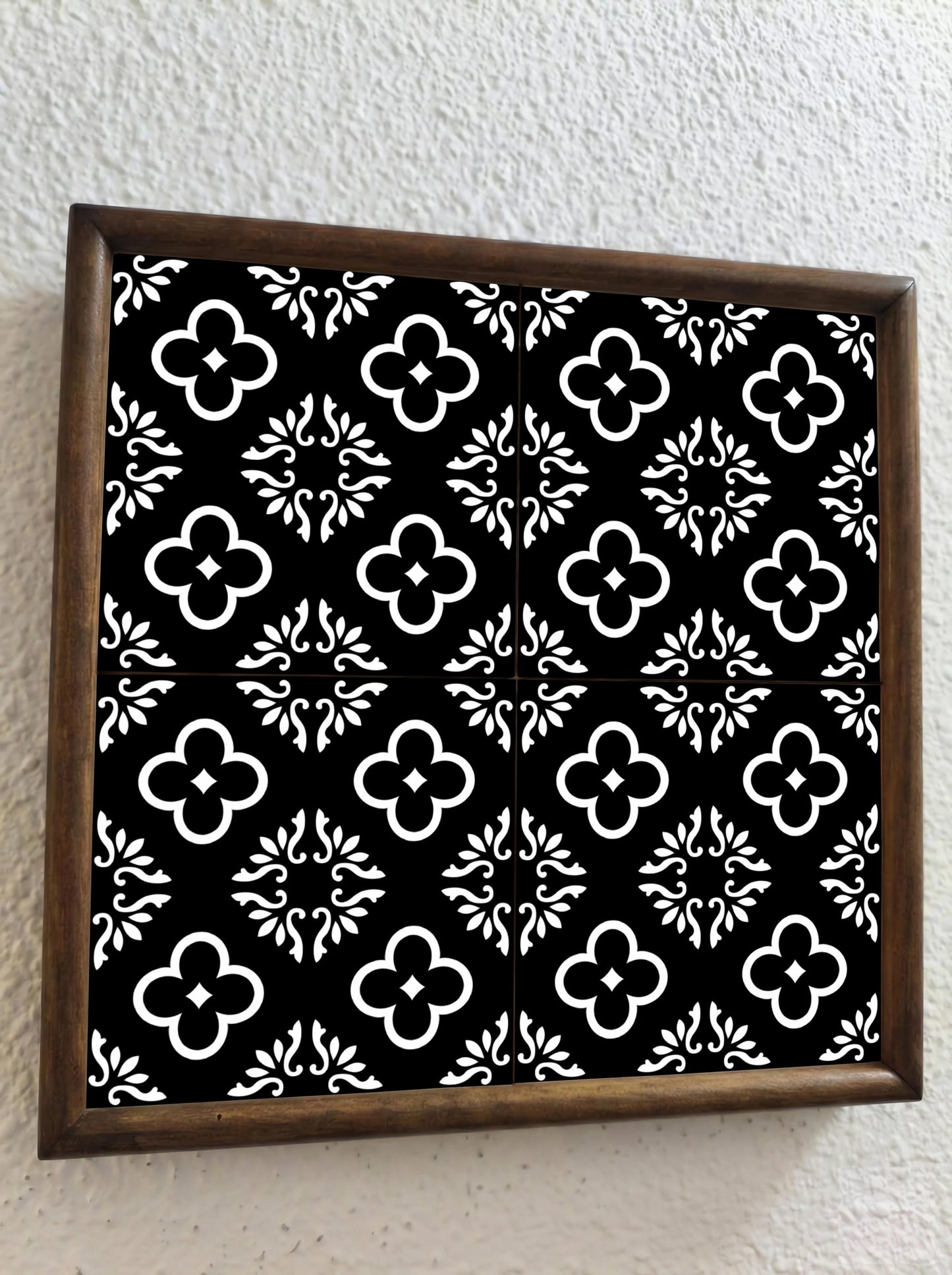 Paris Noir Fleur — Keramikfliese, Städte- & Reise-Fliese