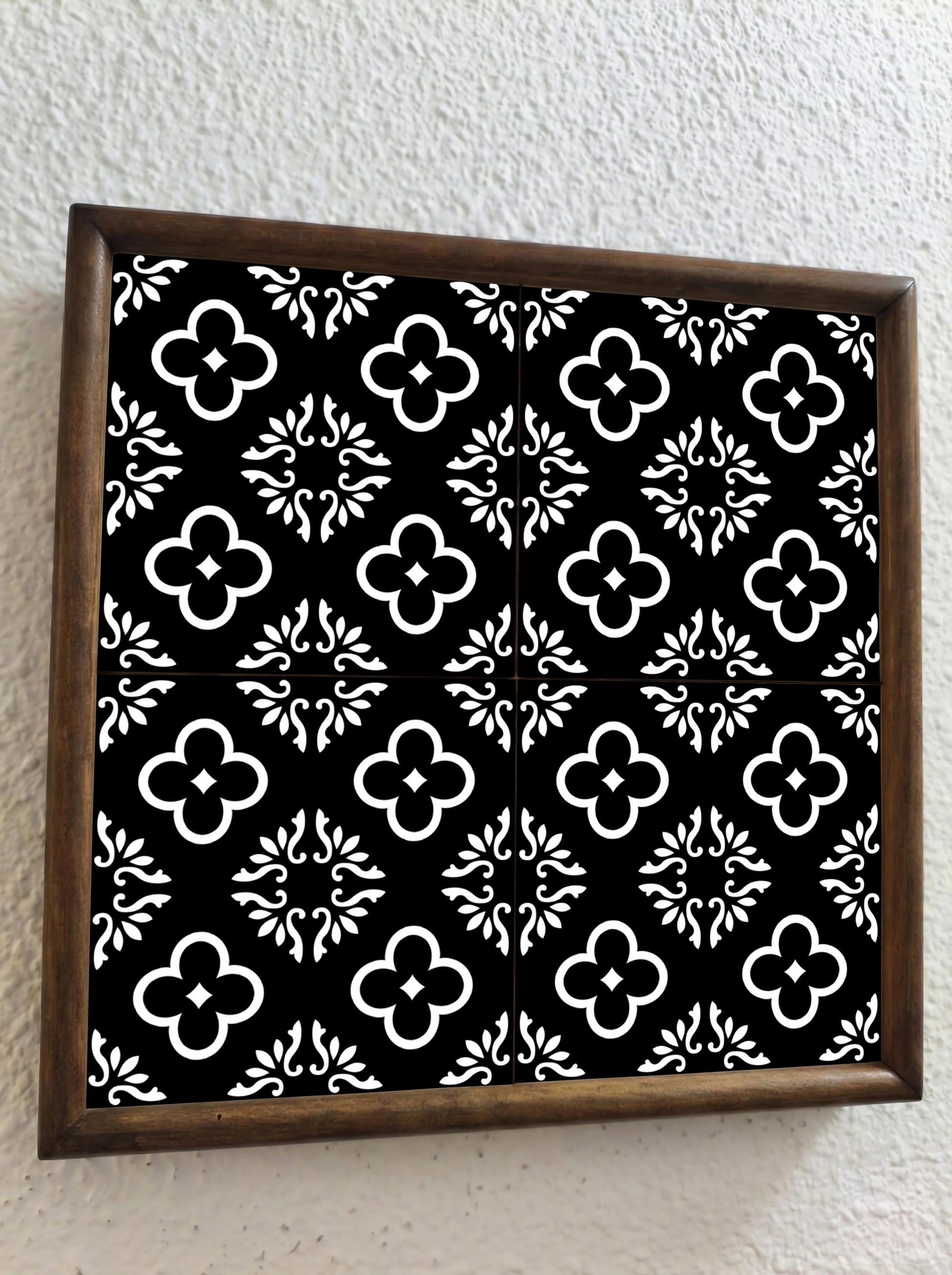 Paris Noir Fleur — Keramikfliese, Städte- & Reise-Fliese