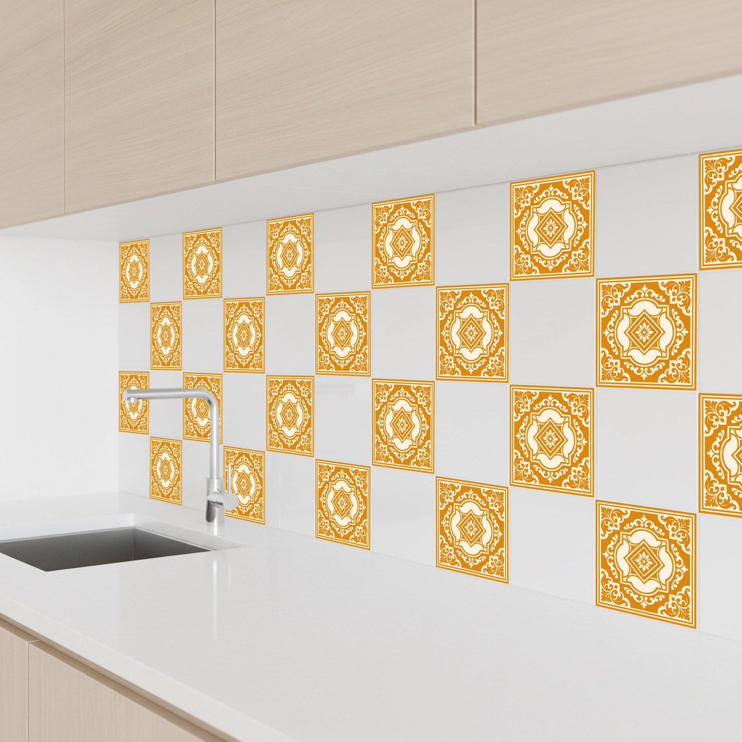 Valletta Baroque — Contemporary Geometric Décor Ceramic Tile