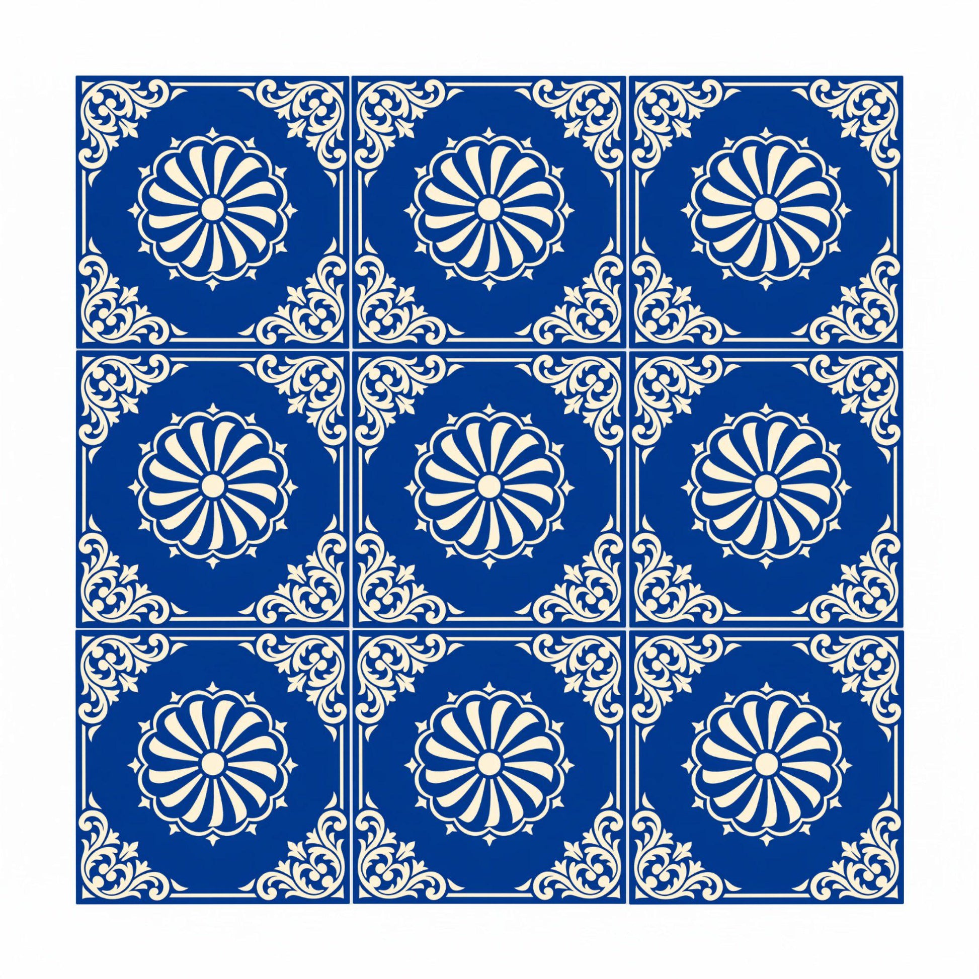 Cádiz Atlantico Blu · Mattonella — Stile Andaluso