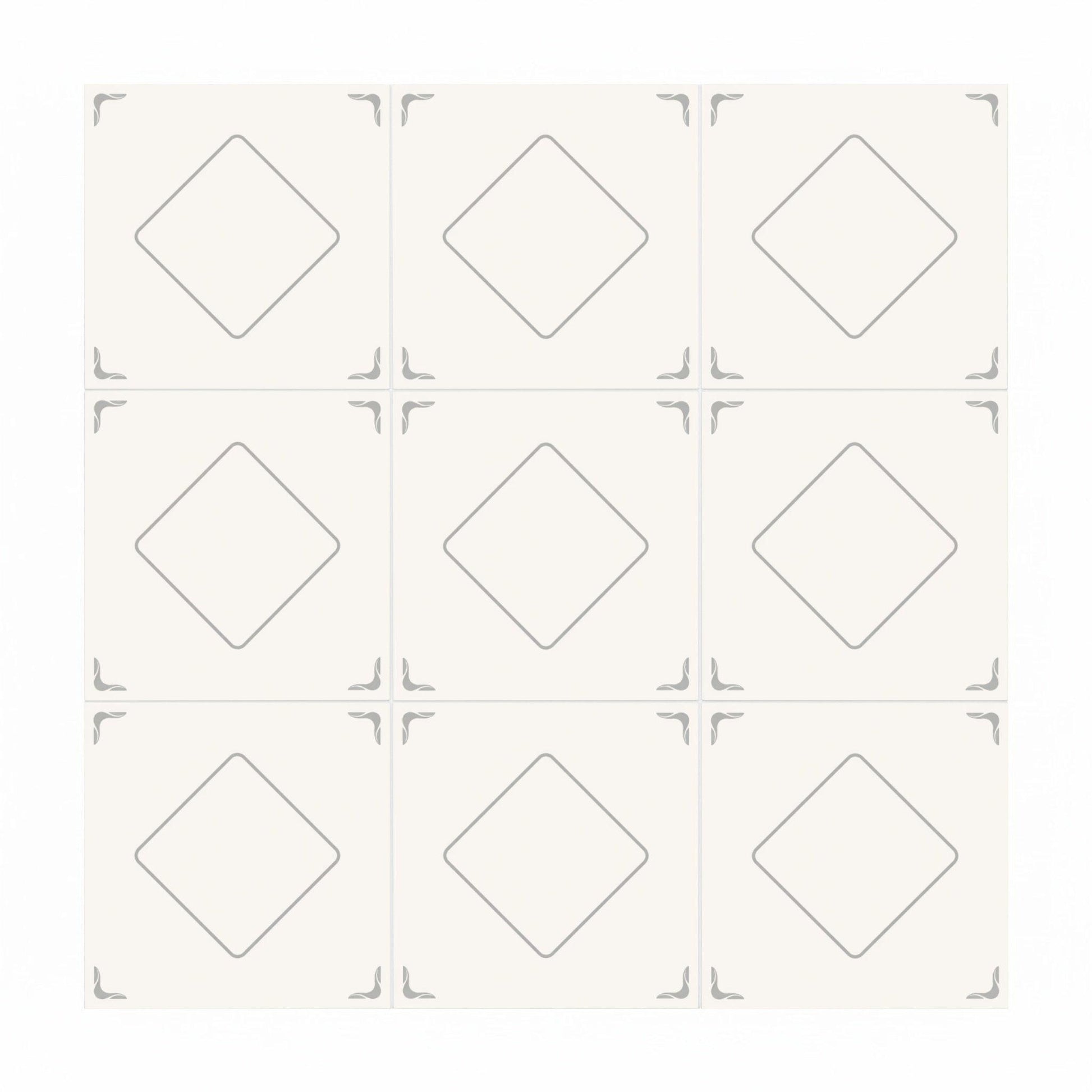 Fliese Cadaqués Minimalistisch · Klassisches Keramik-Ornament