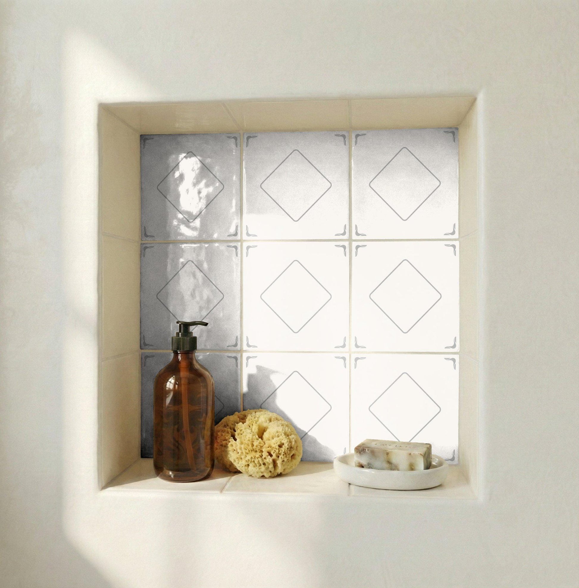 Fliese Cadaqués Minimalistisch · Klassisches Keramik-Ornament