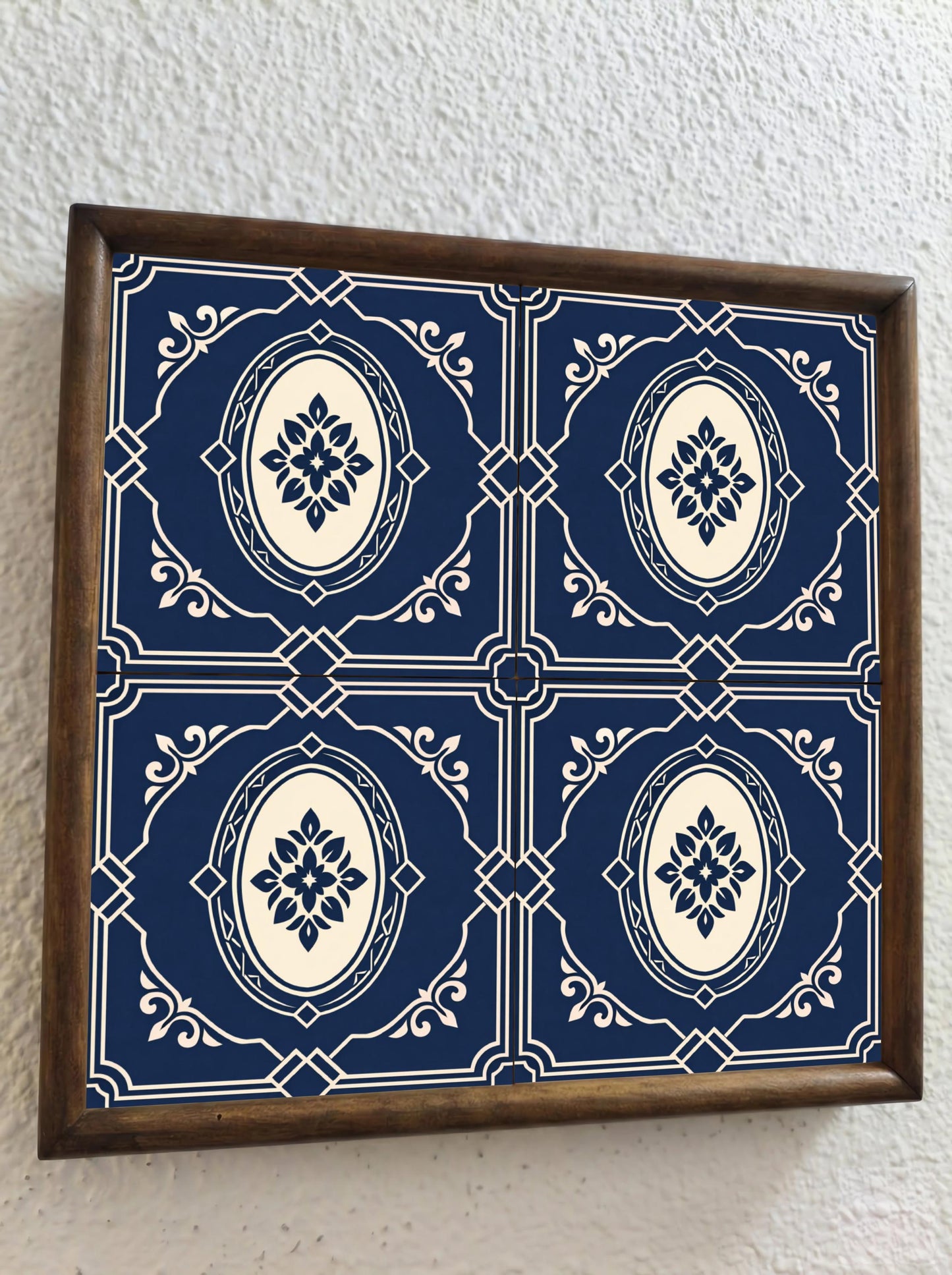 Bratislava Royal Blue — Geometric Pattern Decorative Tile