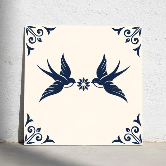 Azulejo Odessa azul Swallow