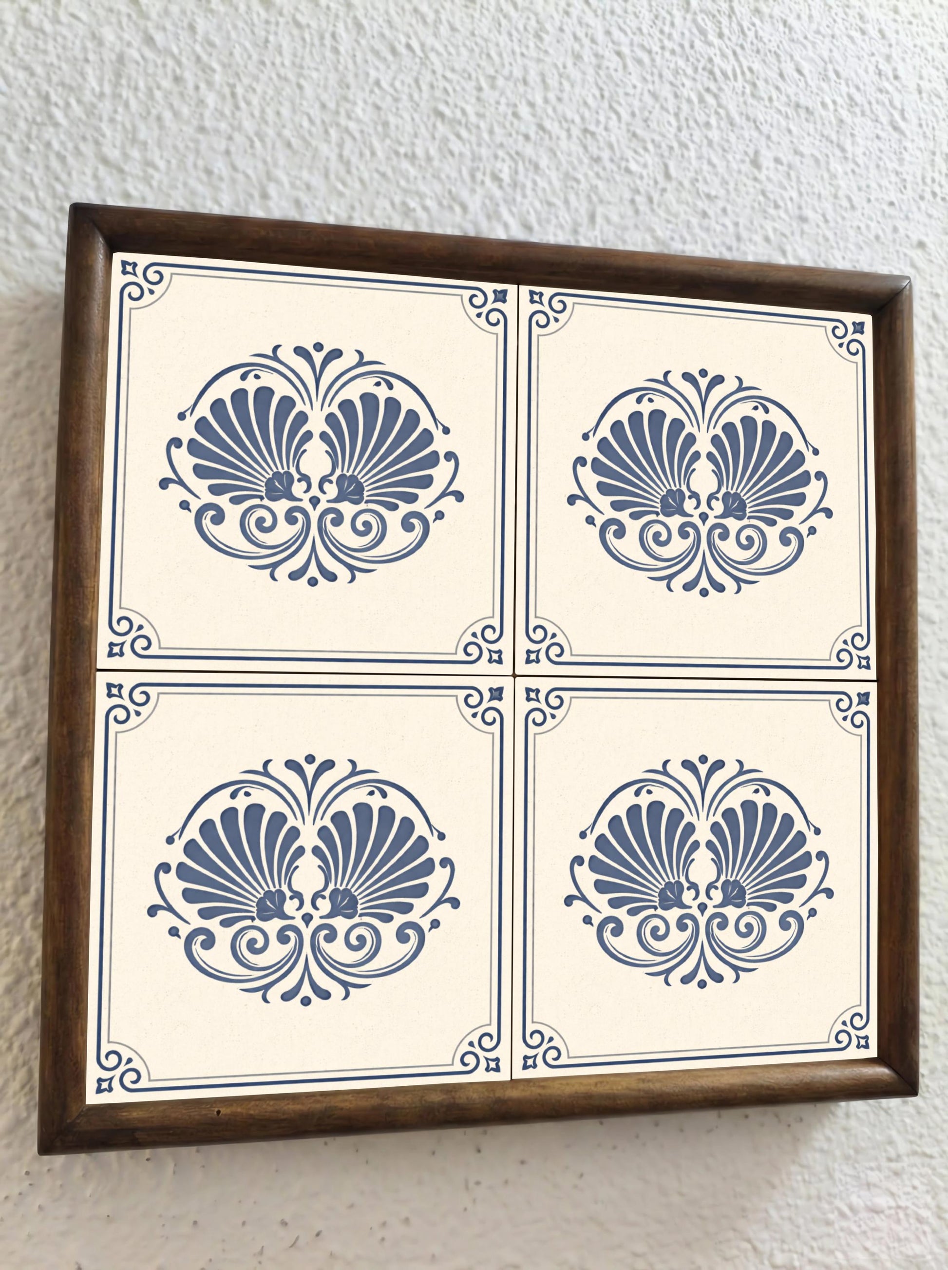 Azulejo Azul concha