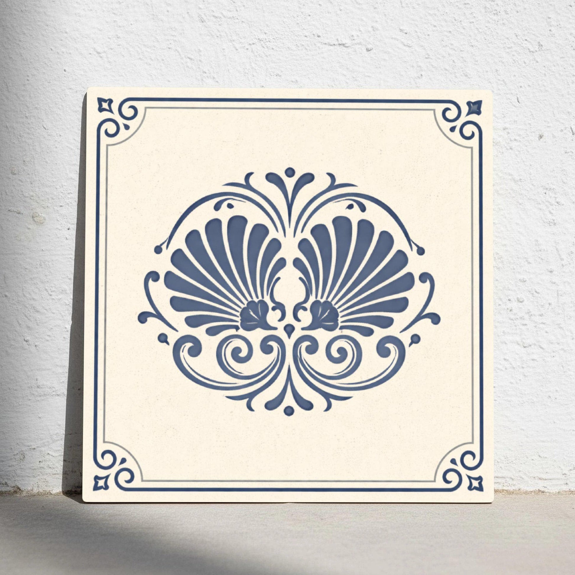 Azulejo Azul concha