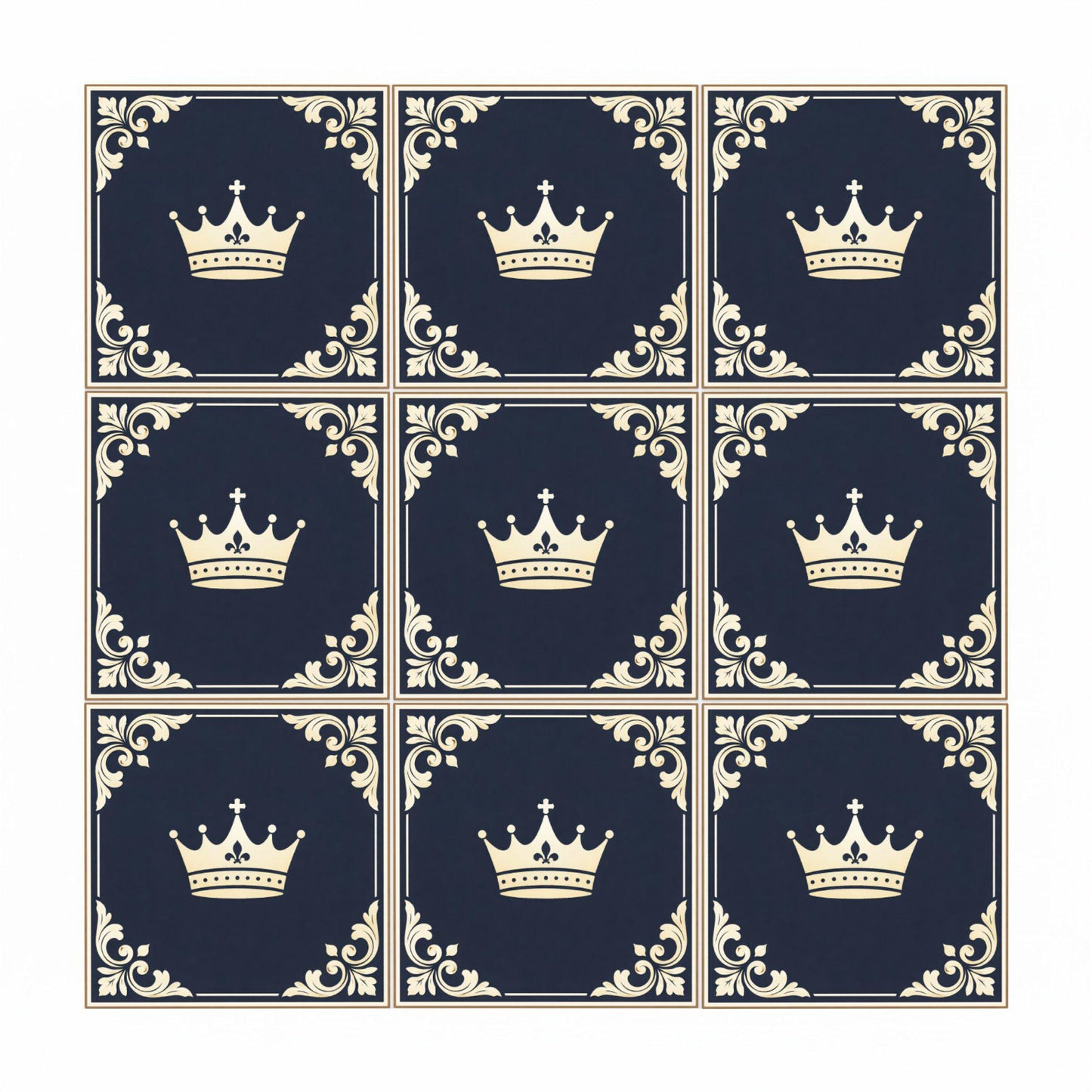 Azulejo Real francés corona