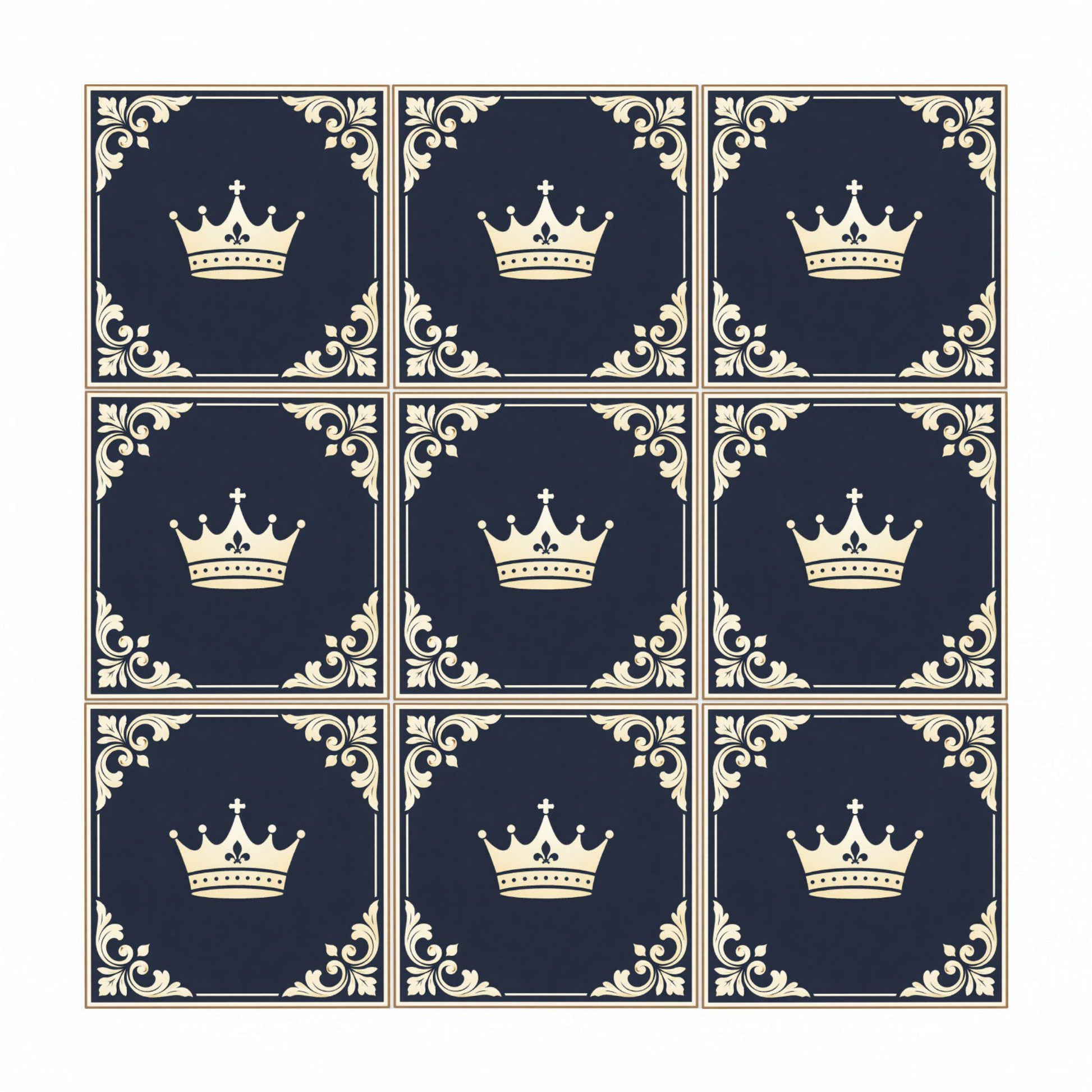 Azulejo Real francés corona