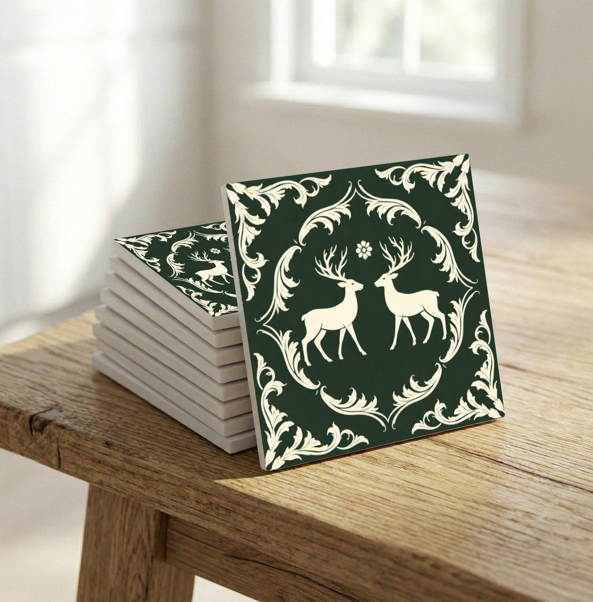 Azulejo Forest Stag