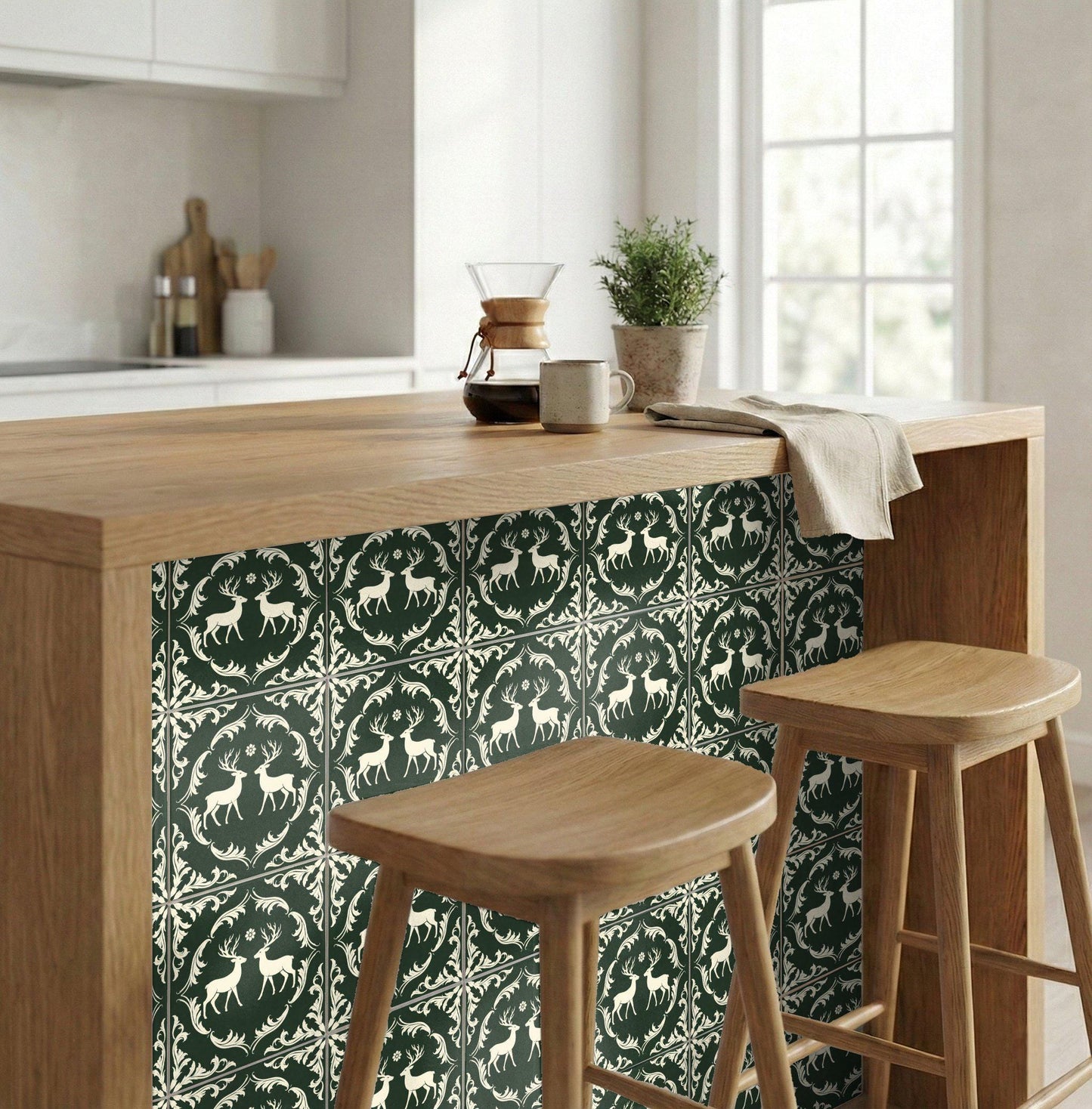 Azulejo Forest Stag