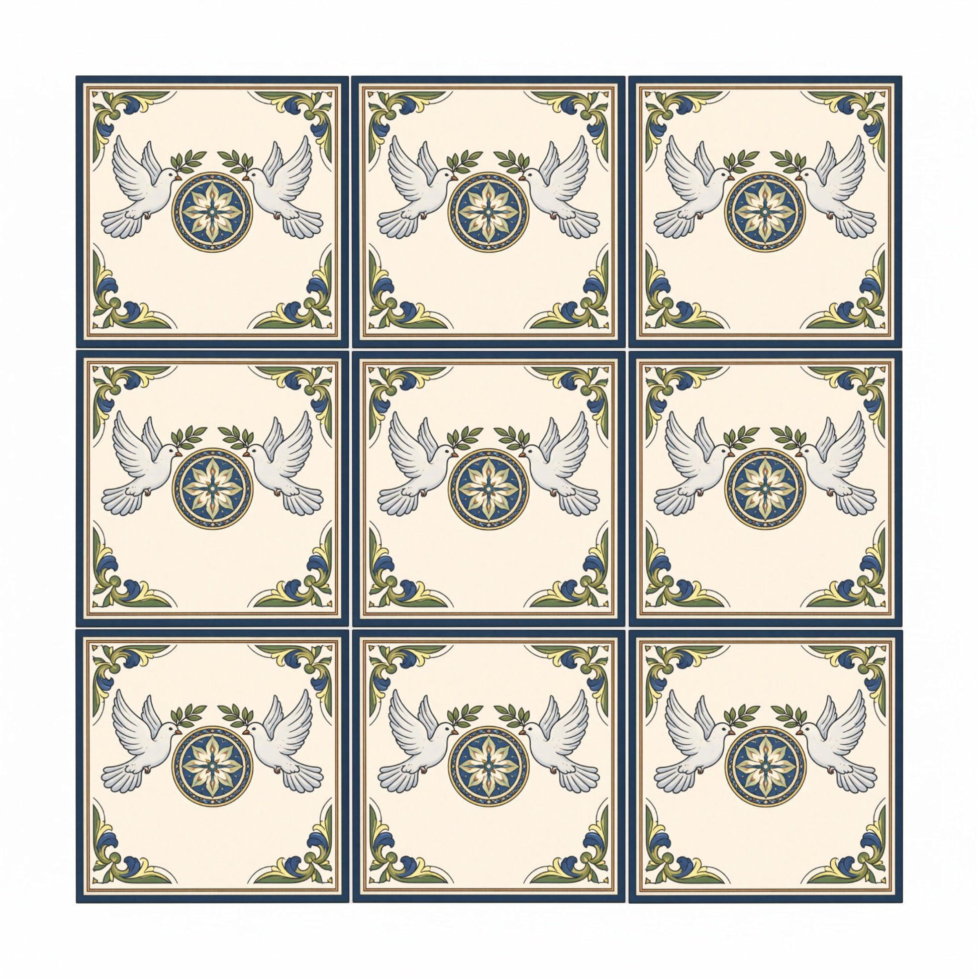 Azulejo Assisi Peace Dove