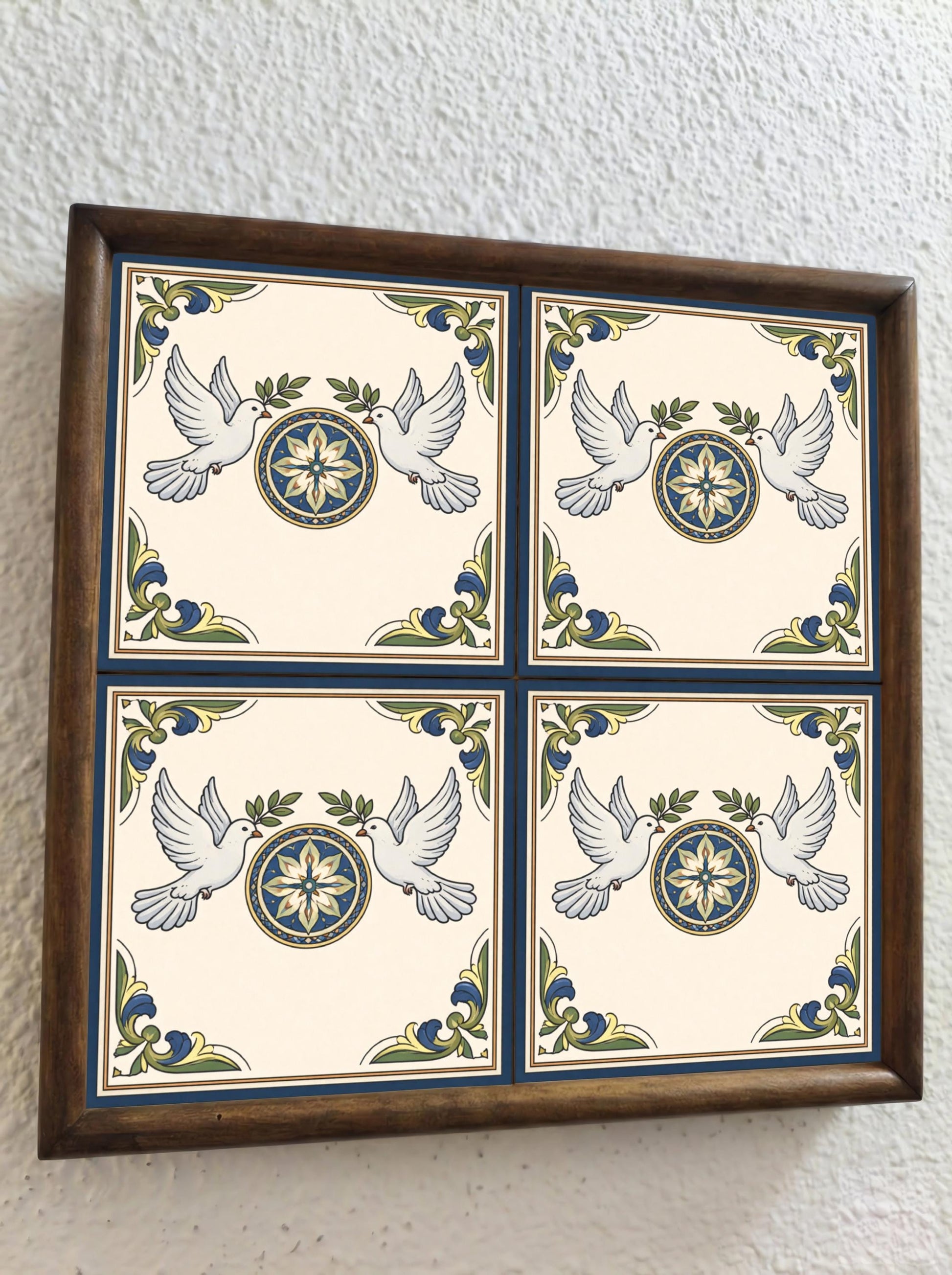 Azulejo Assisi Peace Dove