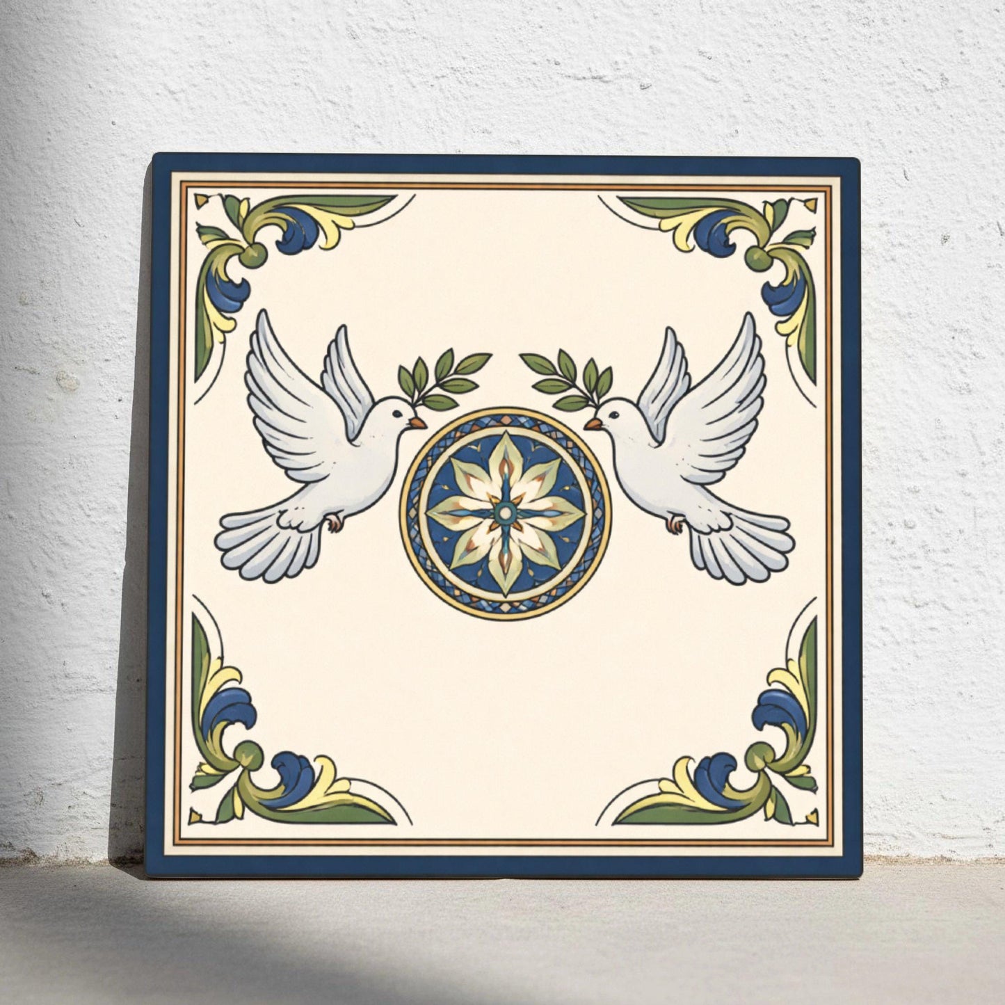 Azulejo Assisi Peace Dove